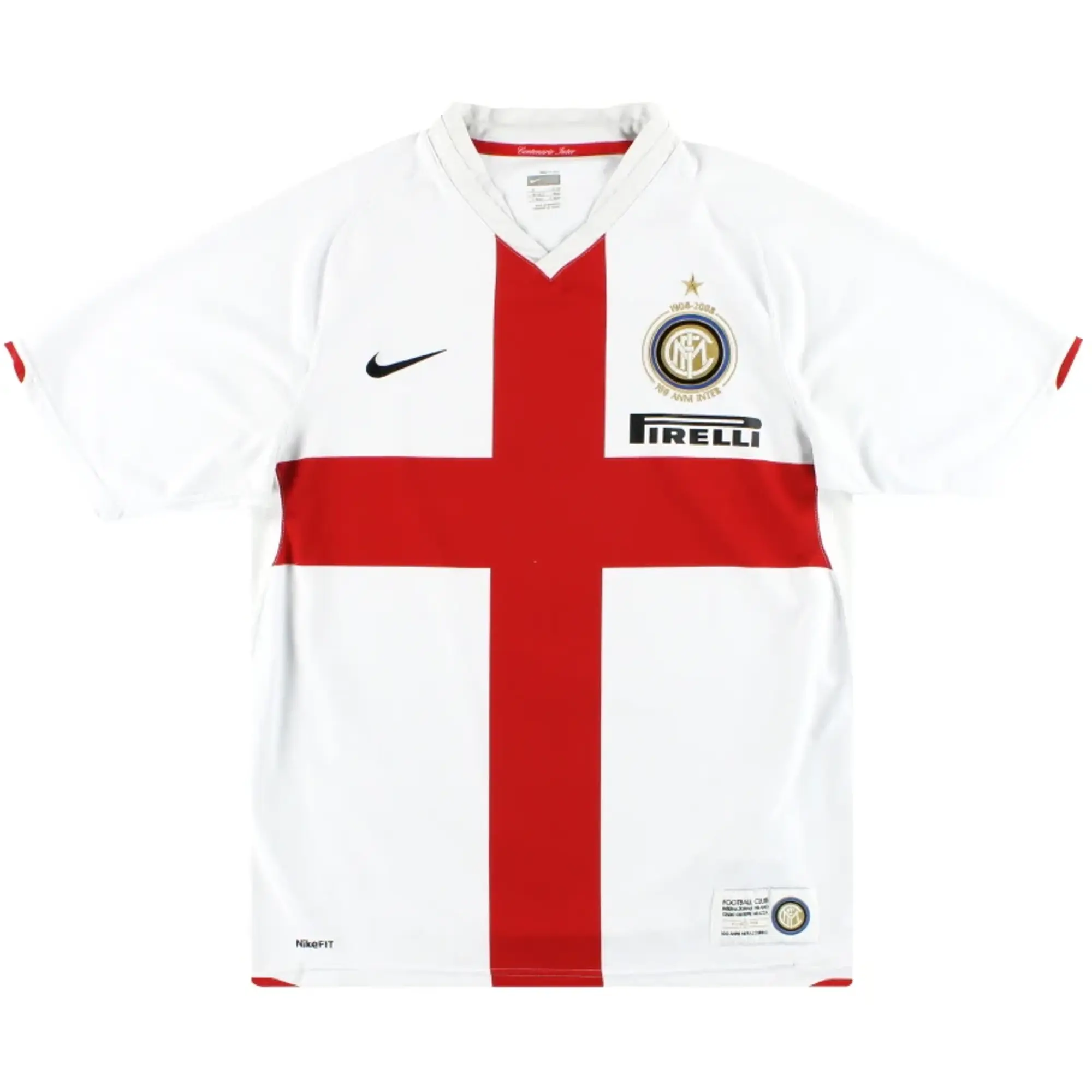 2007-08 Inter Milan Nike Centenary Away Shirt XXL - Inter Milan / Excellent / XXL