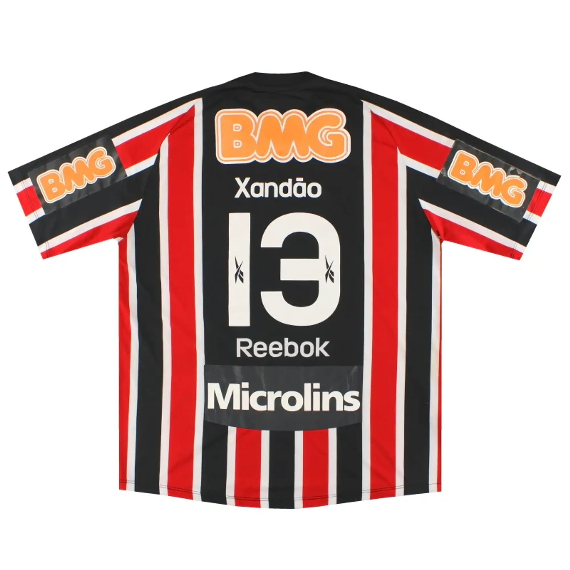 2010 Sao Paulo Reebok Match Issue Away Shirt Xandao #13 L - Central and South American Clubs / Excellent / Large