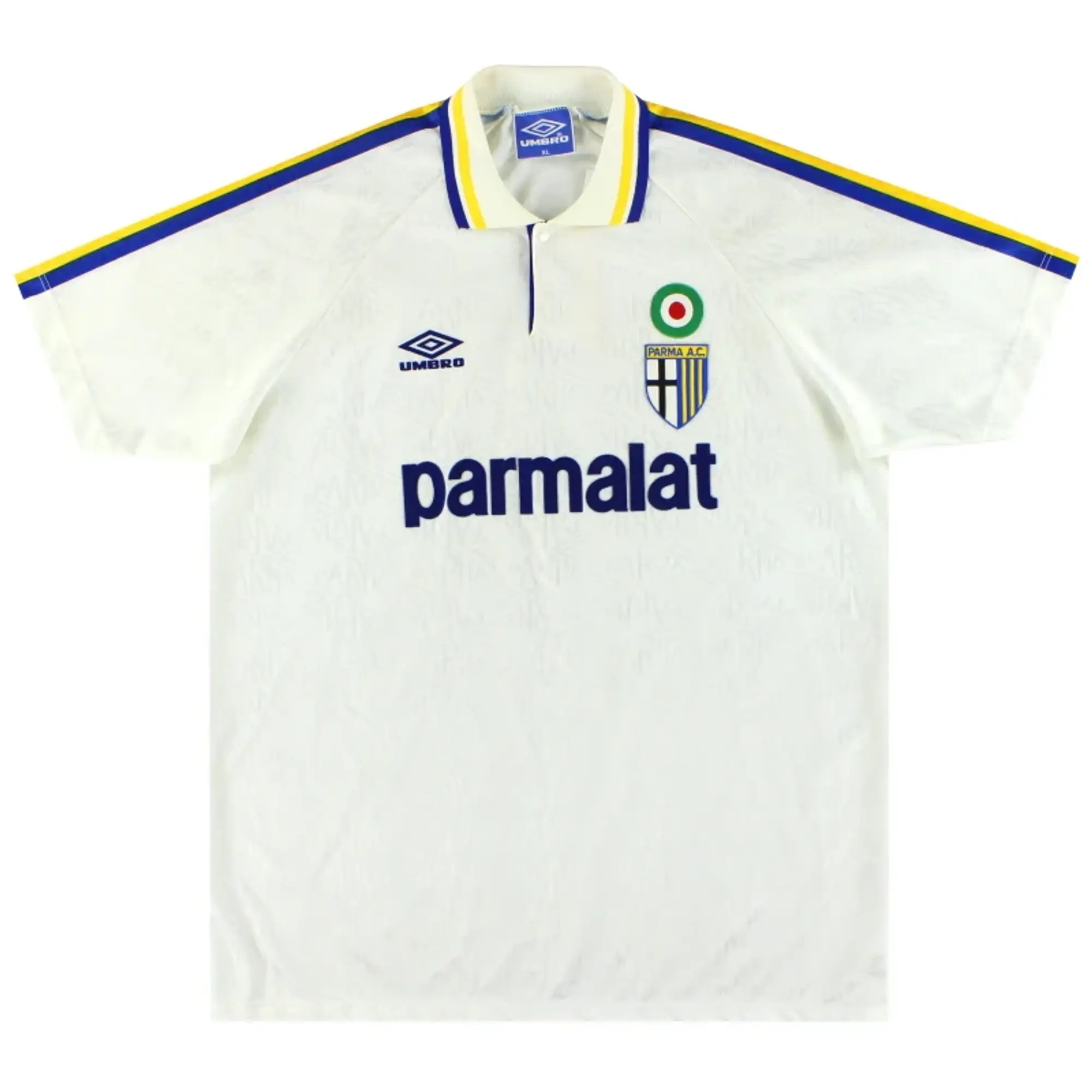 1992-93 Parma Home Shirt XL - Other Italian Clubs / Excellent / XL