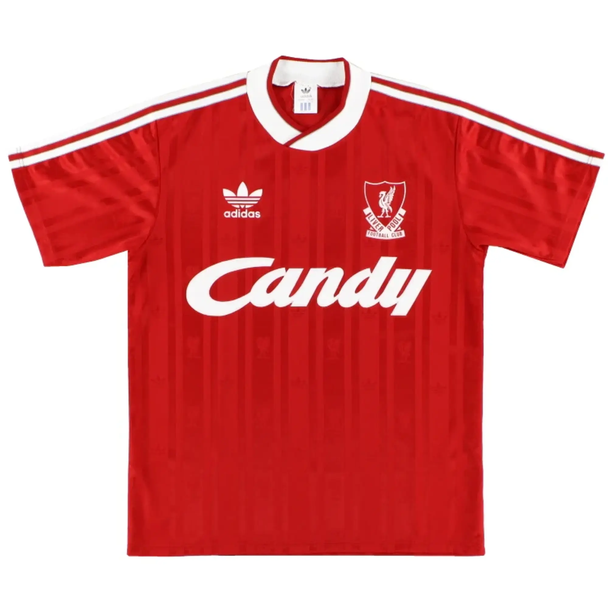 1988-89 Liverpool adidas Home Shirt L.Boys - Liverpool / Excellent / Large Boys