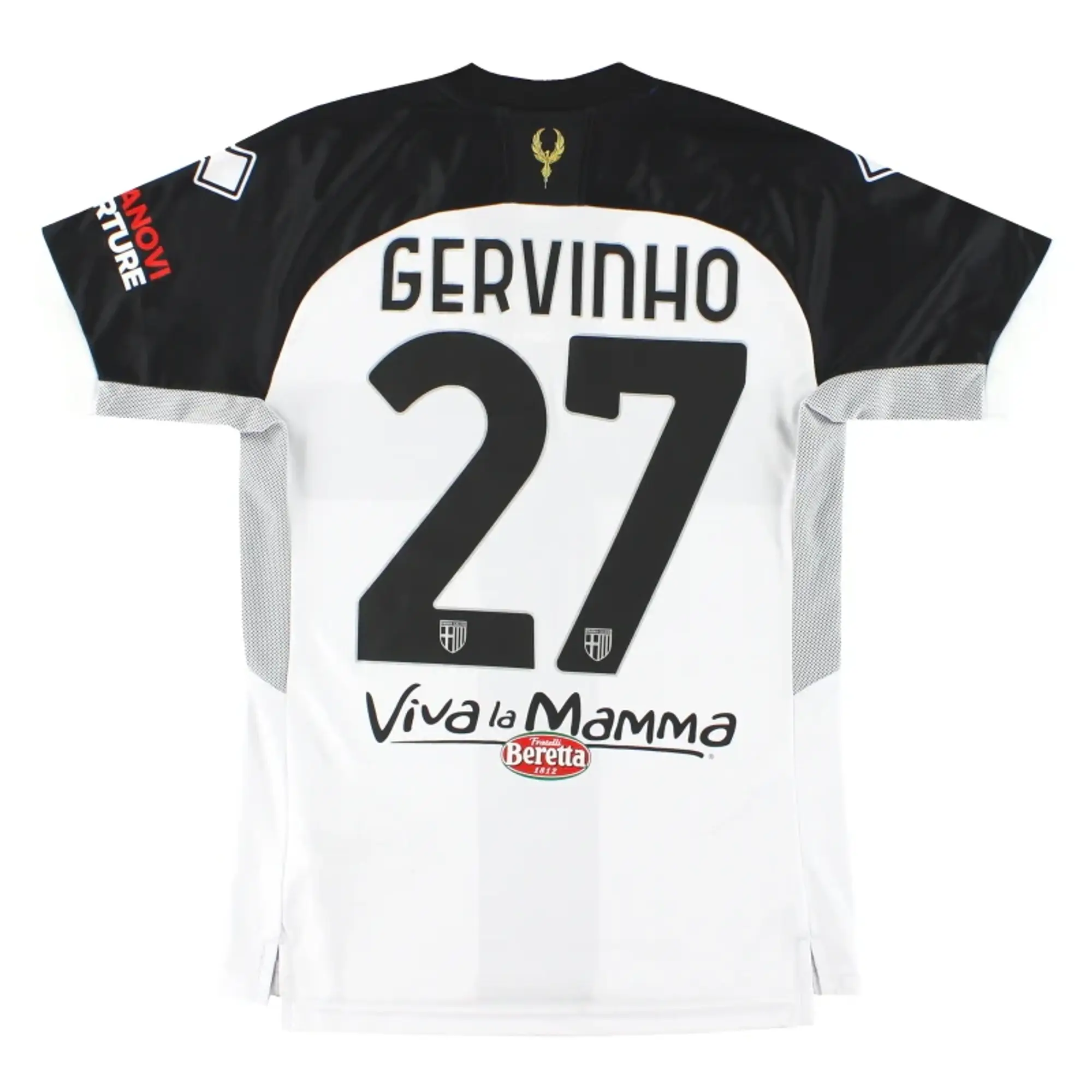 2020-21 Parma Errea Home Shirt Gervinho #27 M - Parma / Excellent / Medium