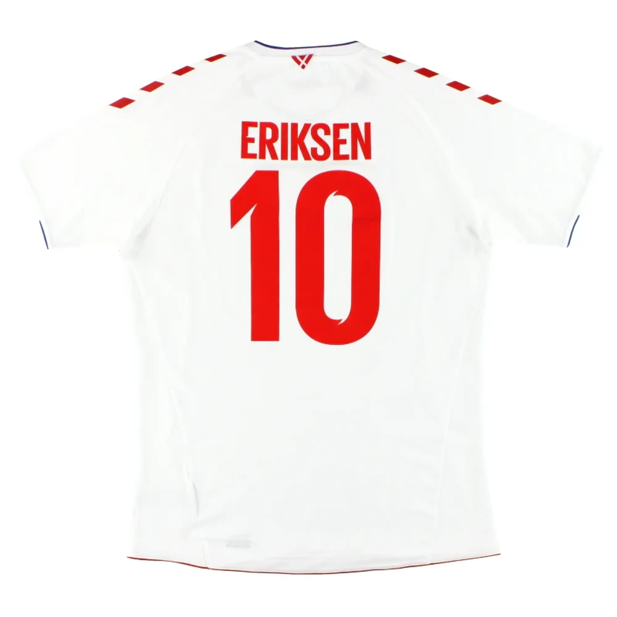 2018 Denmark Hummel Away Shirt Eriksen #10 *Mint* XL - Denmark / Mint / XL