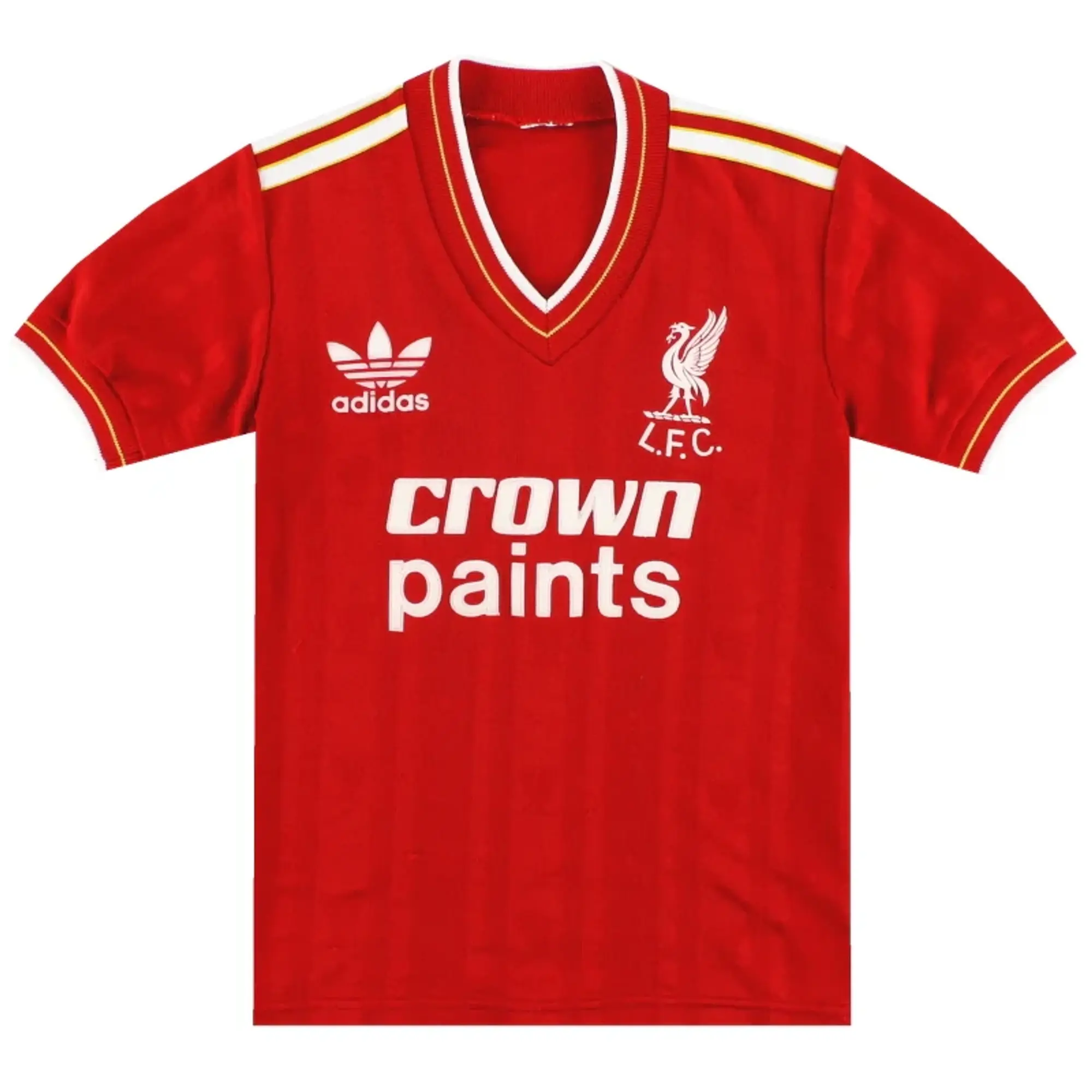 1985-87 Liverpool adidas Home Shirt L.Boys - Liverpool / Excellent / Large Boys