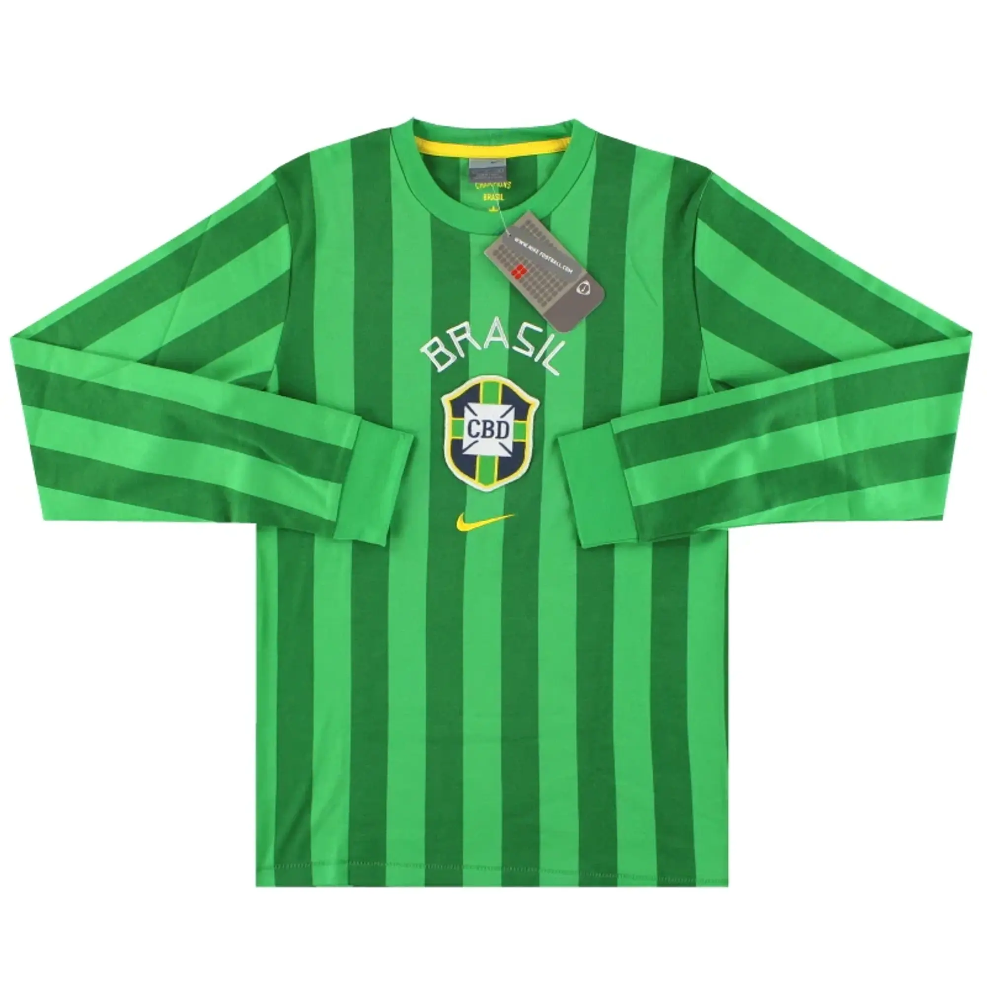 2002-03 Brazil Nike Tee L/S *w/tags* S - Brazil / w/tags / Small