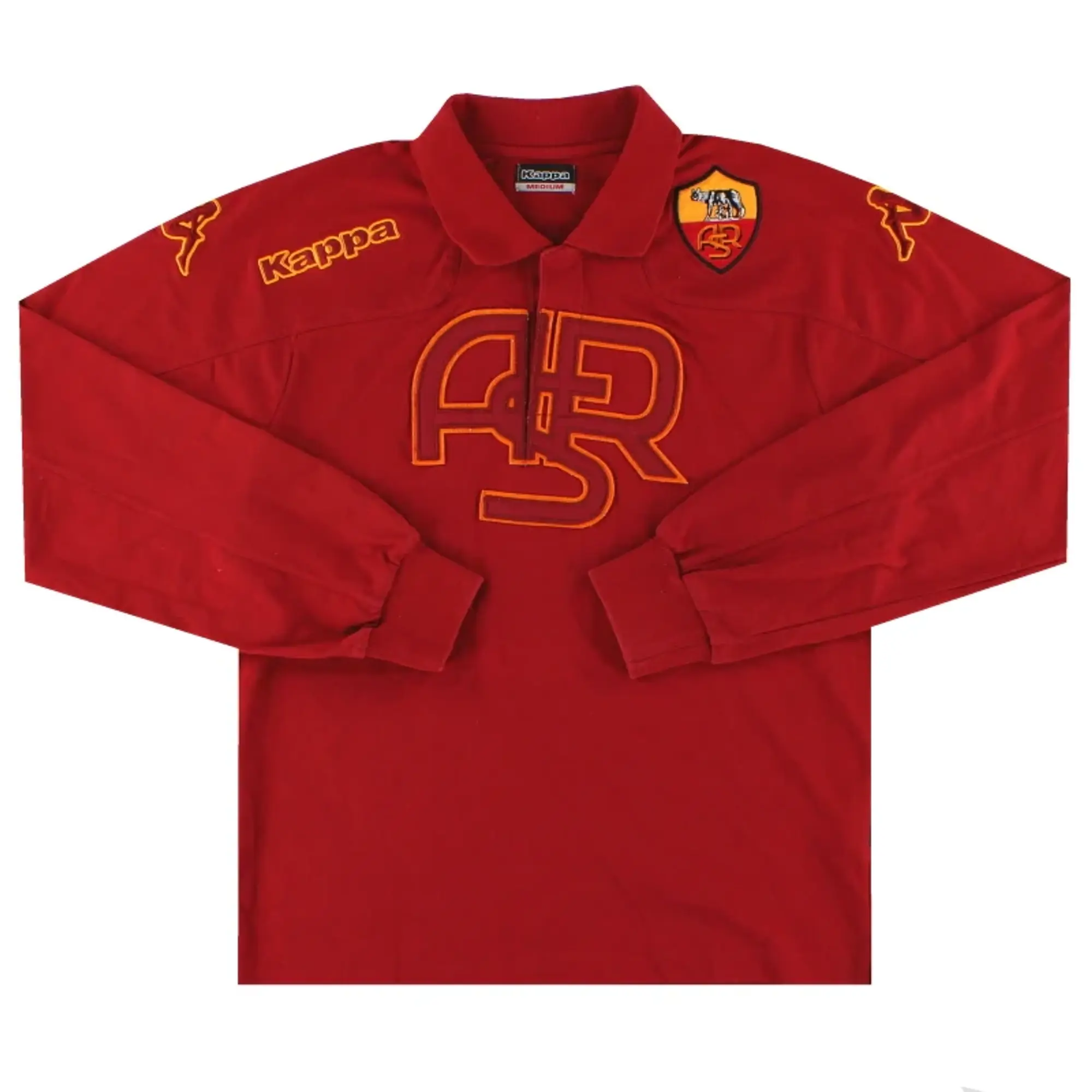 2011-12 Roma Kappa Polo Shirt M - Roma / Excellent / Medium