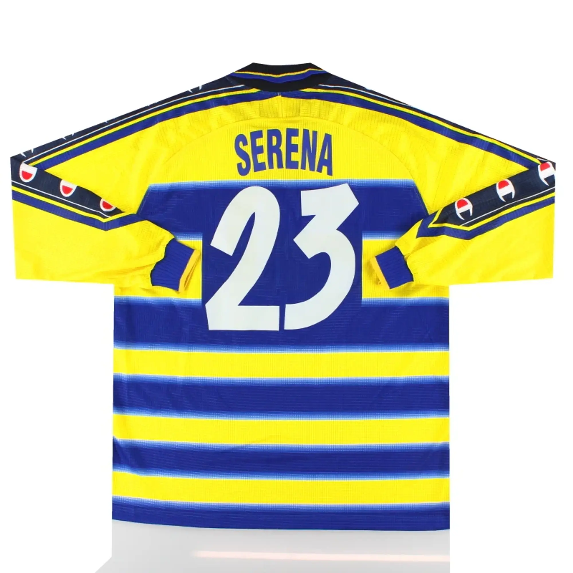 1999-00 Parma Champion Player Issue Home Shirt Serena #23 L/S XL - Parma / Excellent / XL