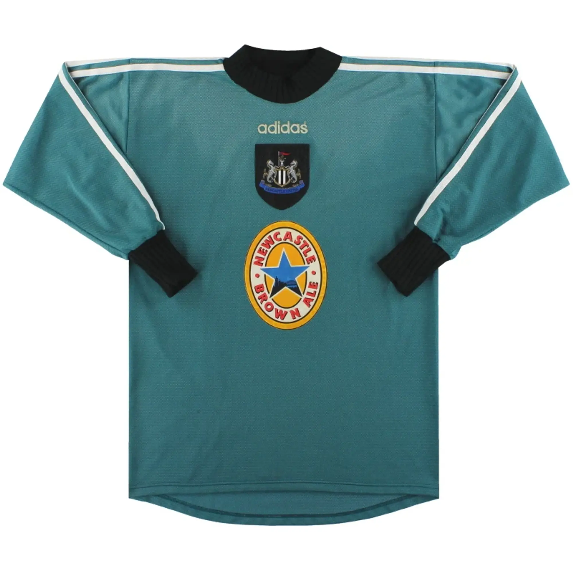 1996-97 Newcastle adidas Goalkeeper Shirt L - Newcastle United / Excellent / Large