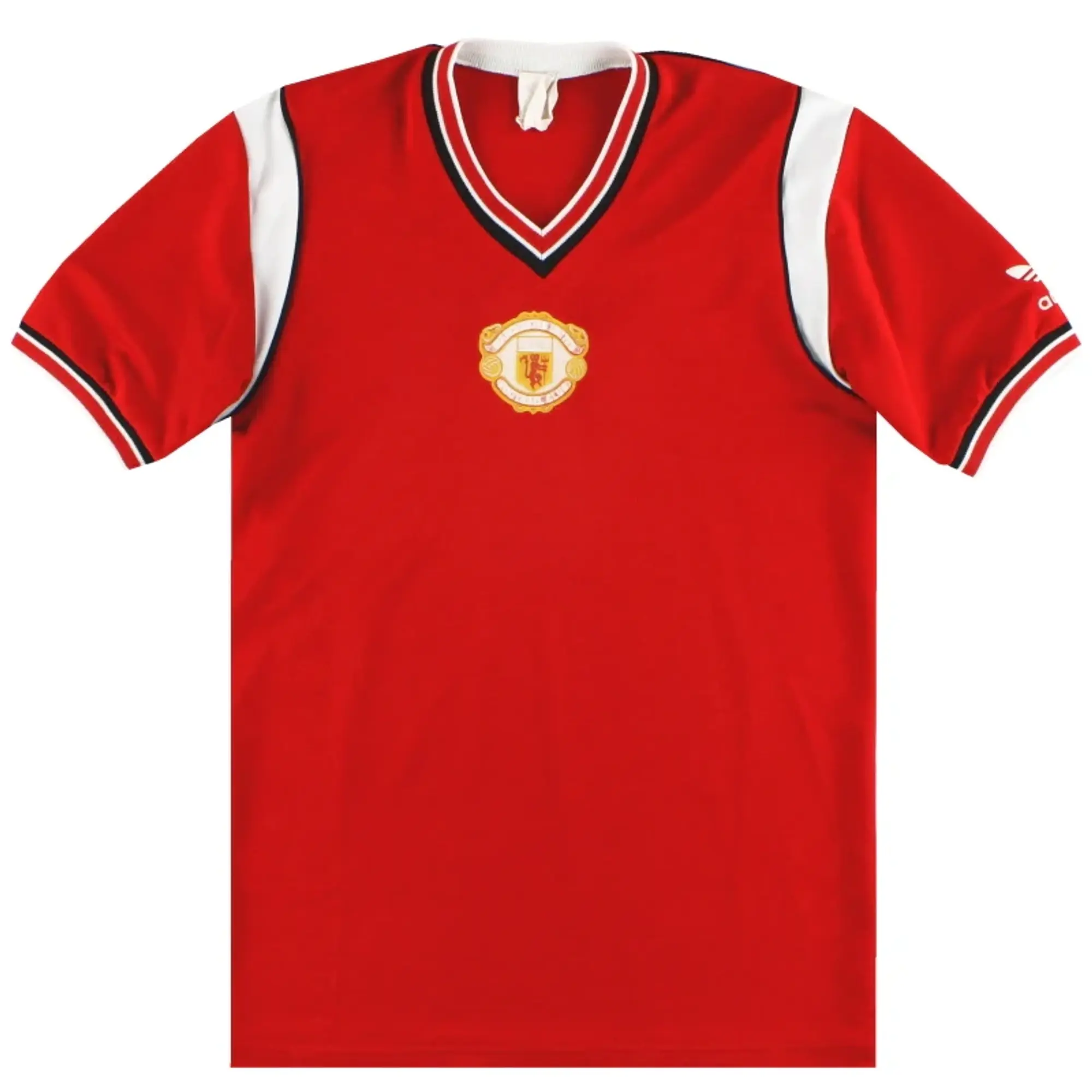 1984-86 Manchester United adidas Home Shirt L - Manchester United / Excellent / Large