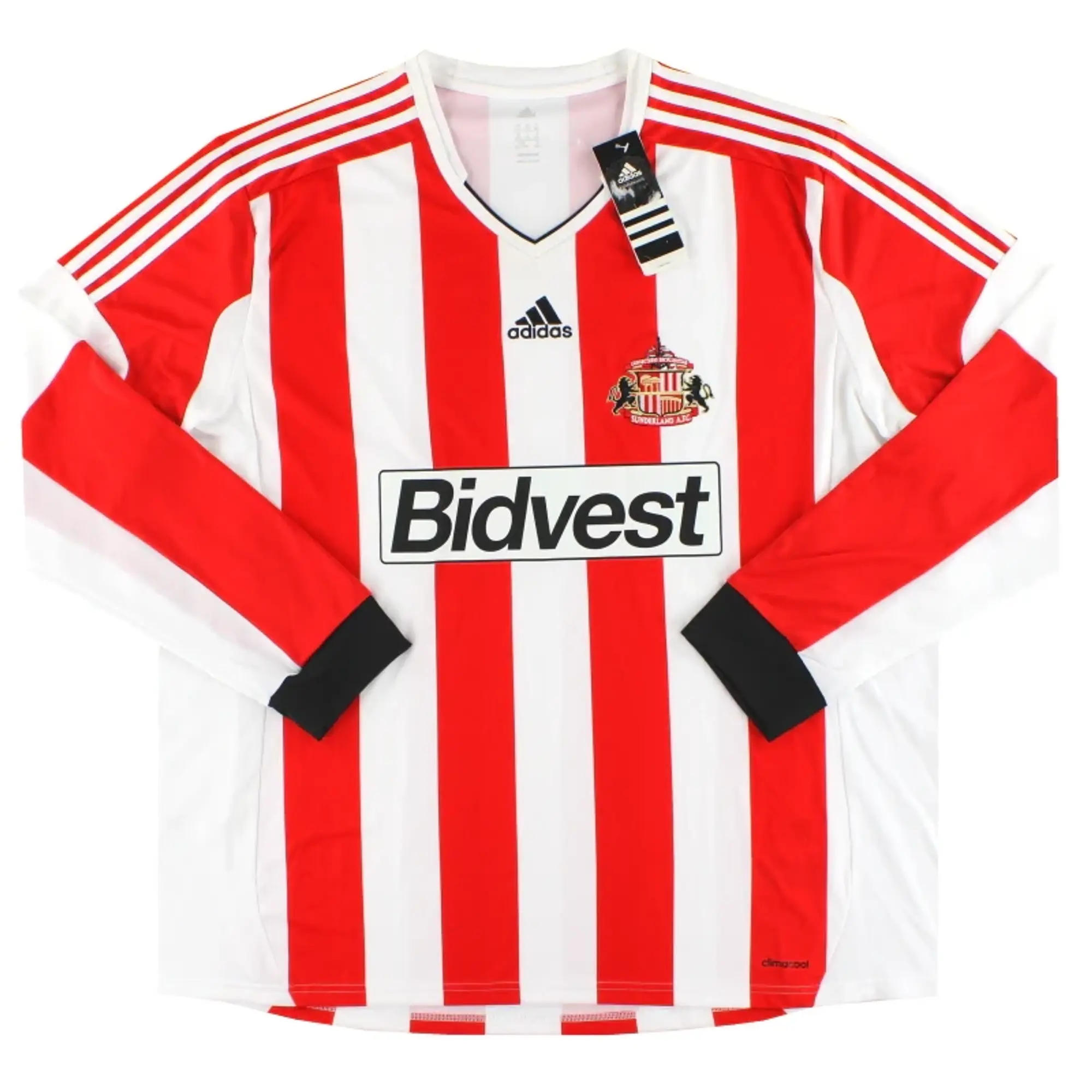 2013-14 Sunderland adidas Home Shirt L/S *w/tags* XXXL - Sunderland / w/tags / XXXL