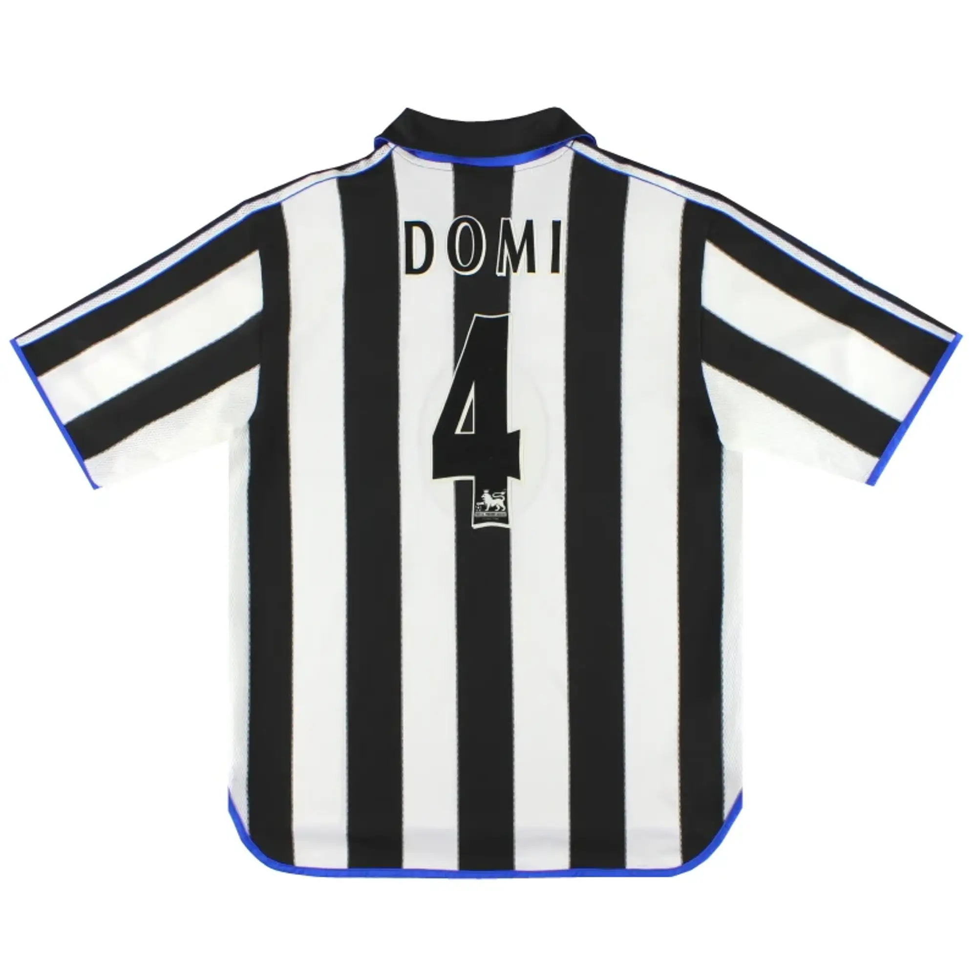 1999-00 Newcastle adidas Home Shirt Domi #4 *Mint* L - Newcastle United / Mint / Large