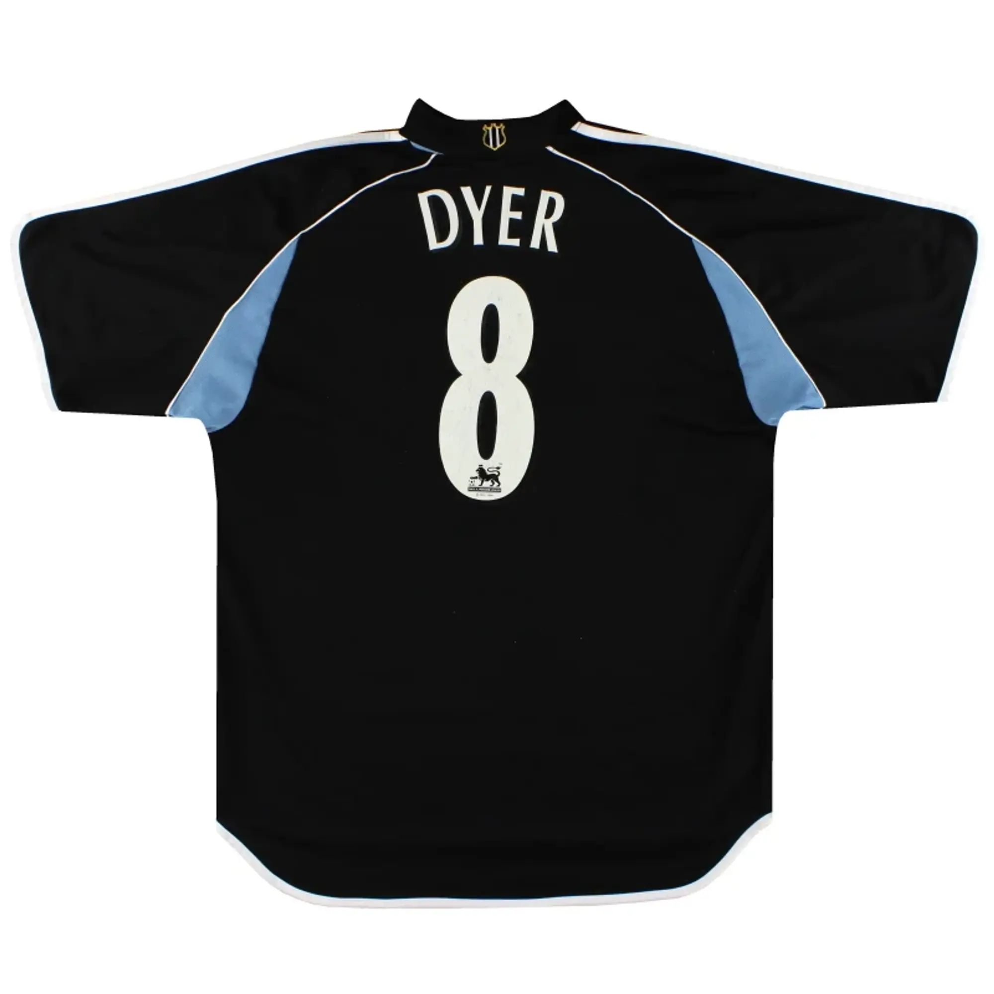 2000-01 Newcastle adidas Away Shirt Dyer #8 L - Newcastle United / Excellent / Large