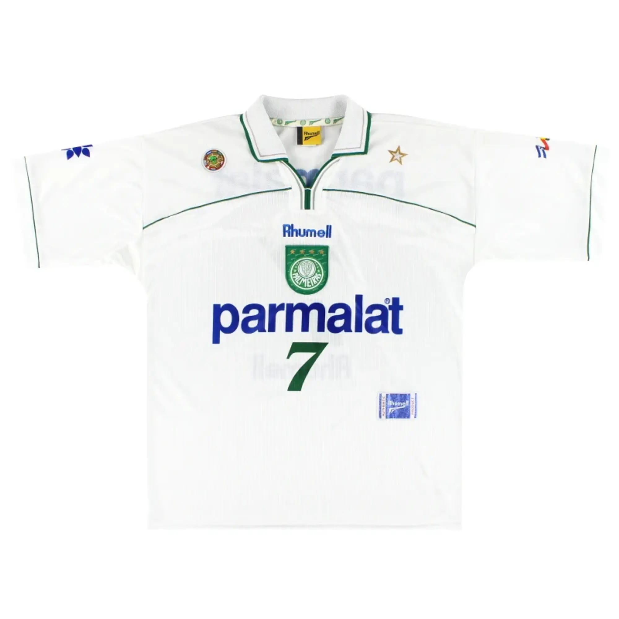 1999 Palmeiras Away Shirt #7 *Mint* XL - Central and South American Clubs / Mint / XL