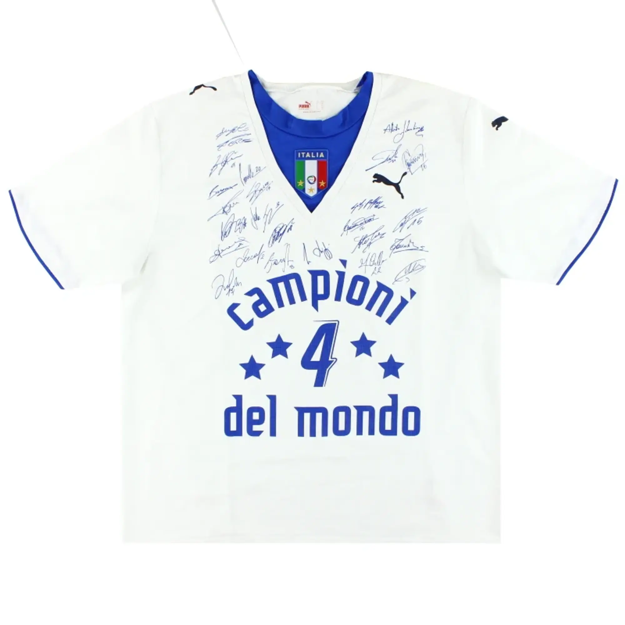 2006-07 Italy Puma 'Campioni Del Mundo' Away Shirt XXL - Italy / Excellent / XXL