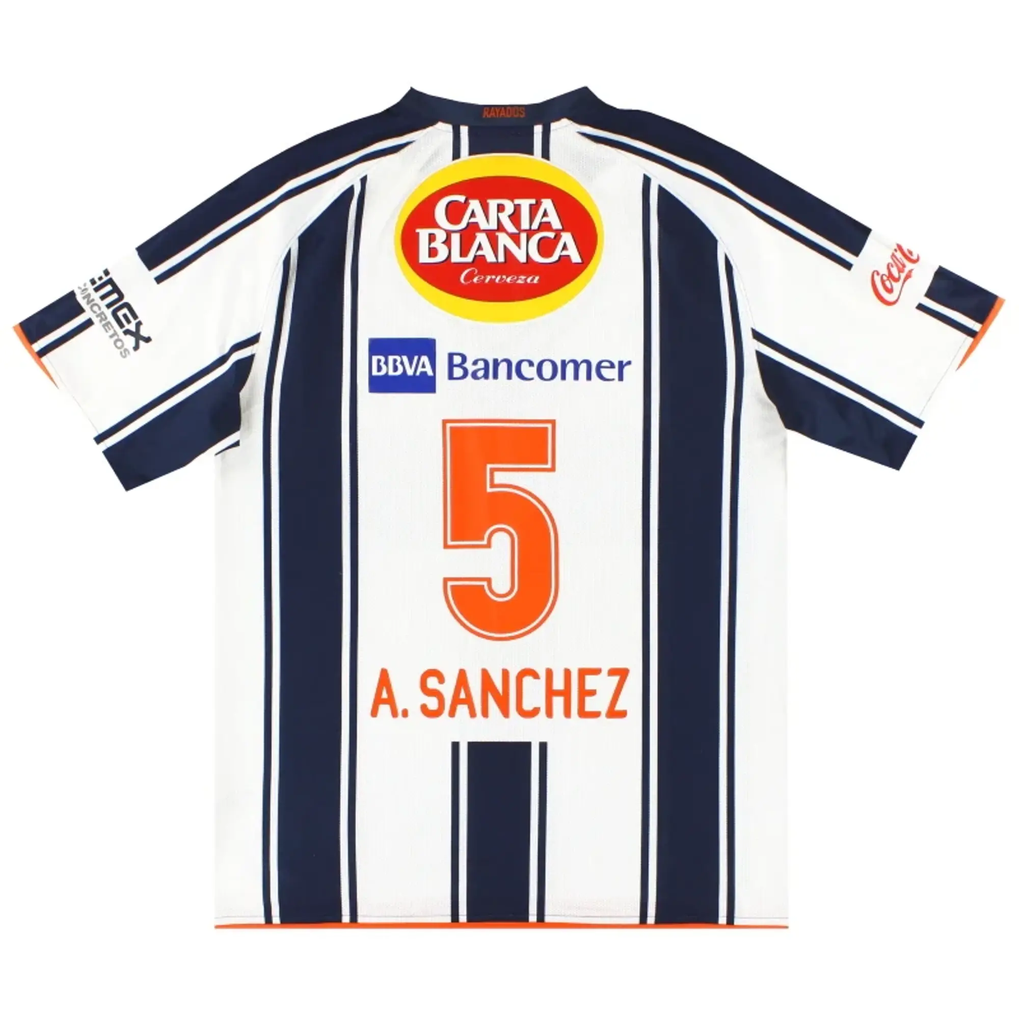 2008-09 Monterrey Nike Home Shirt Sanchez #5 XL - Central and South American Clubs / Excellent / XL