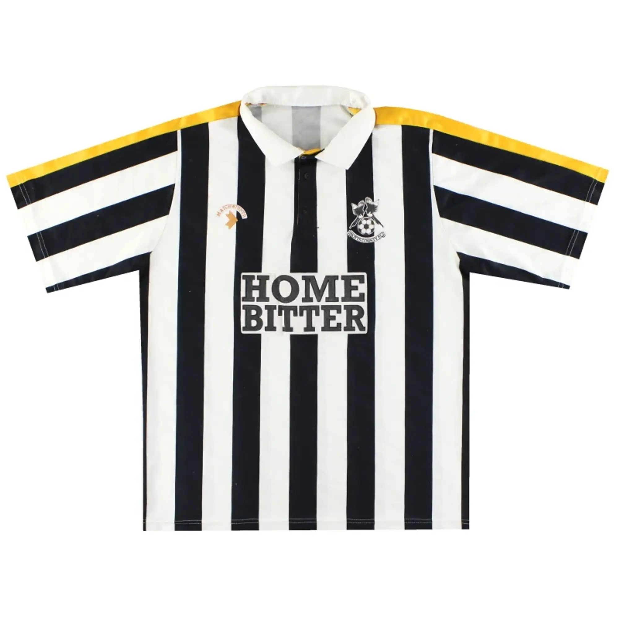 1989-91 Notts County Home Shirt L - Notts County / Excellent / Large