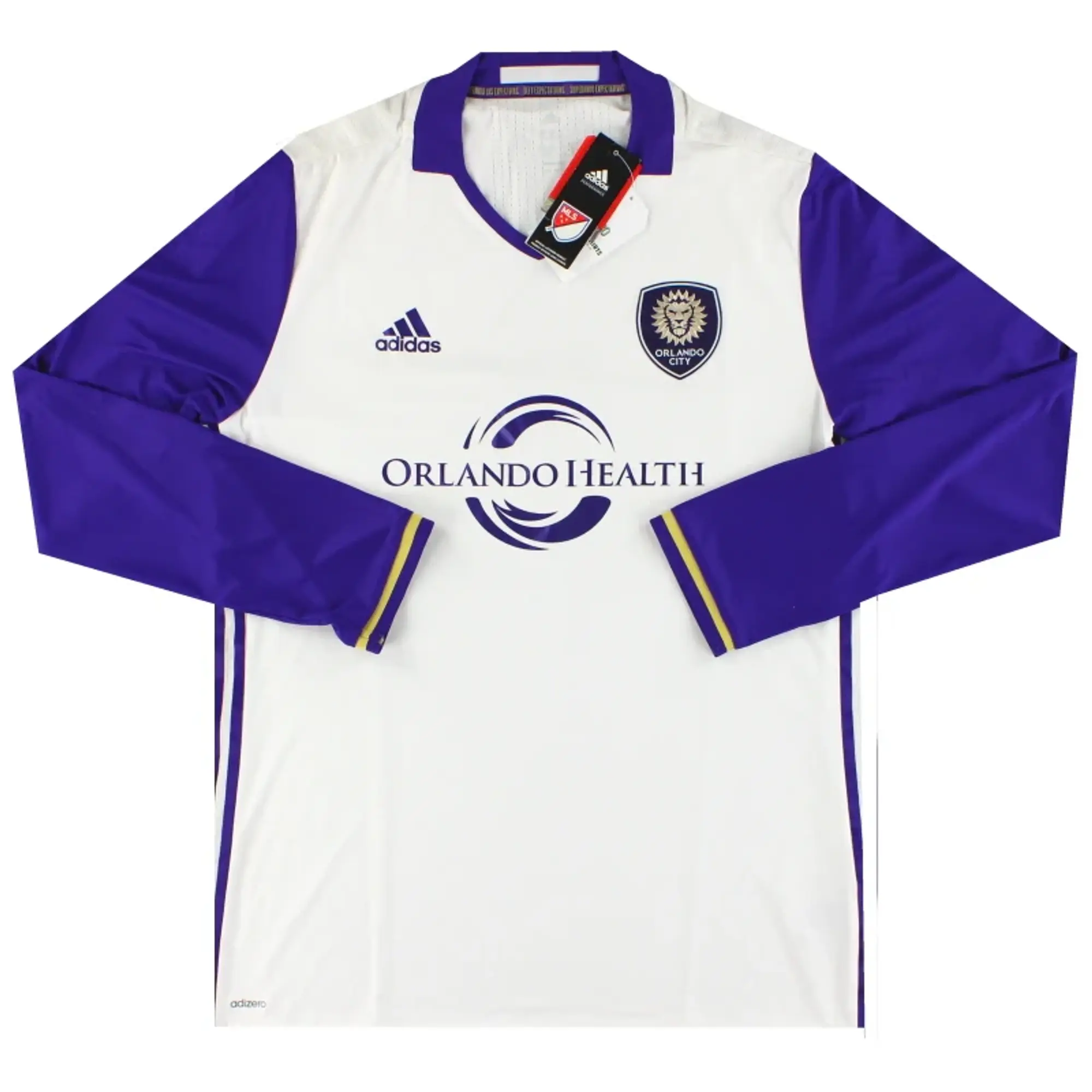 2017 Orlando City adidas Player Issue Away Shirt *w/tags* L/S XL - USA Soccer Clubs / w/tags / XL