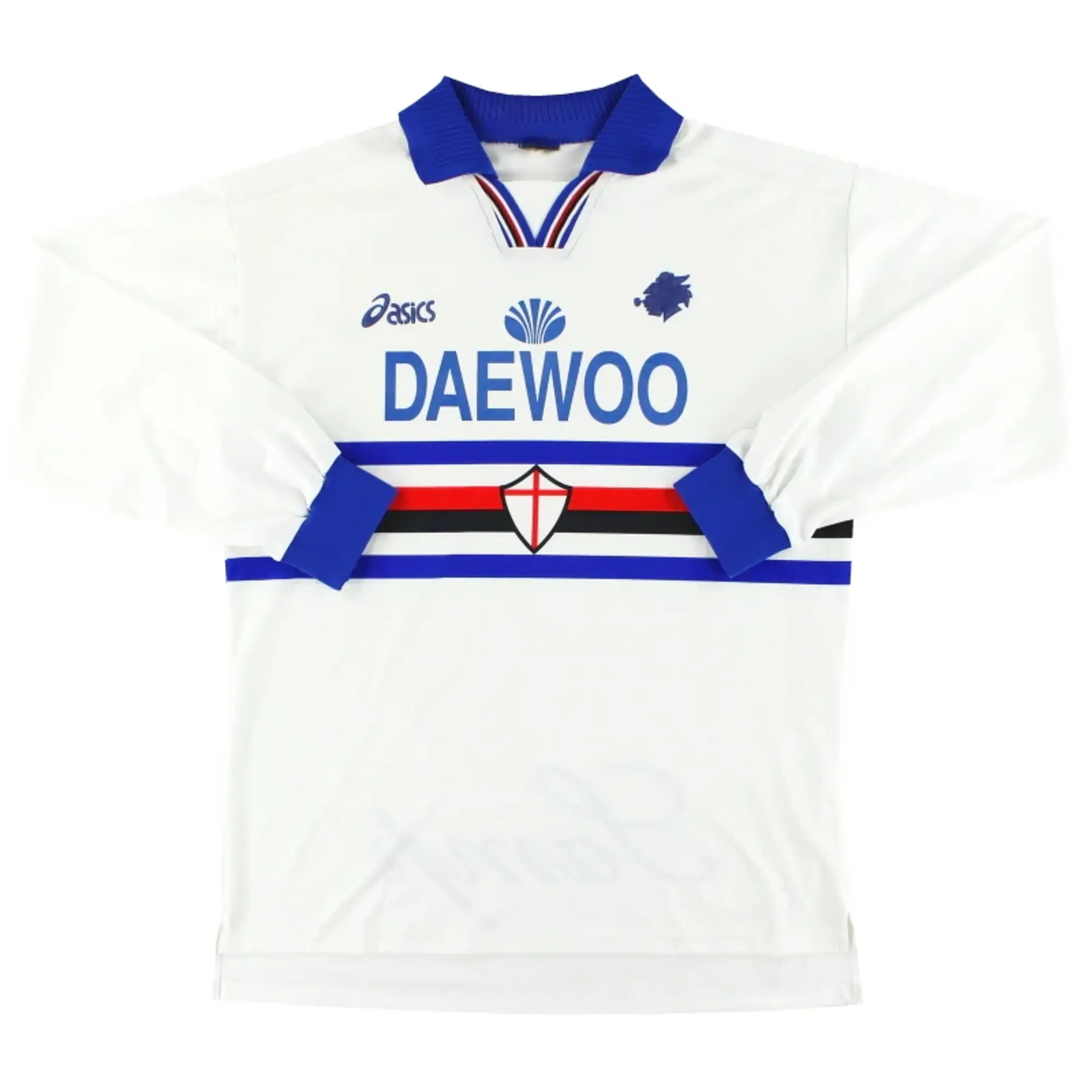 1997-98 Sampdoria Asics Away Shirt LS XL - Sampdoria / Excellent / XL