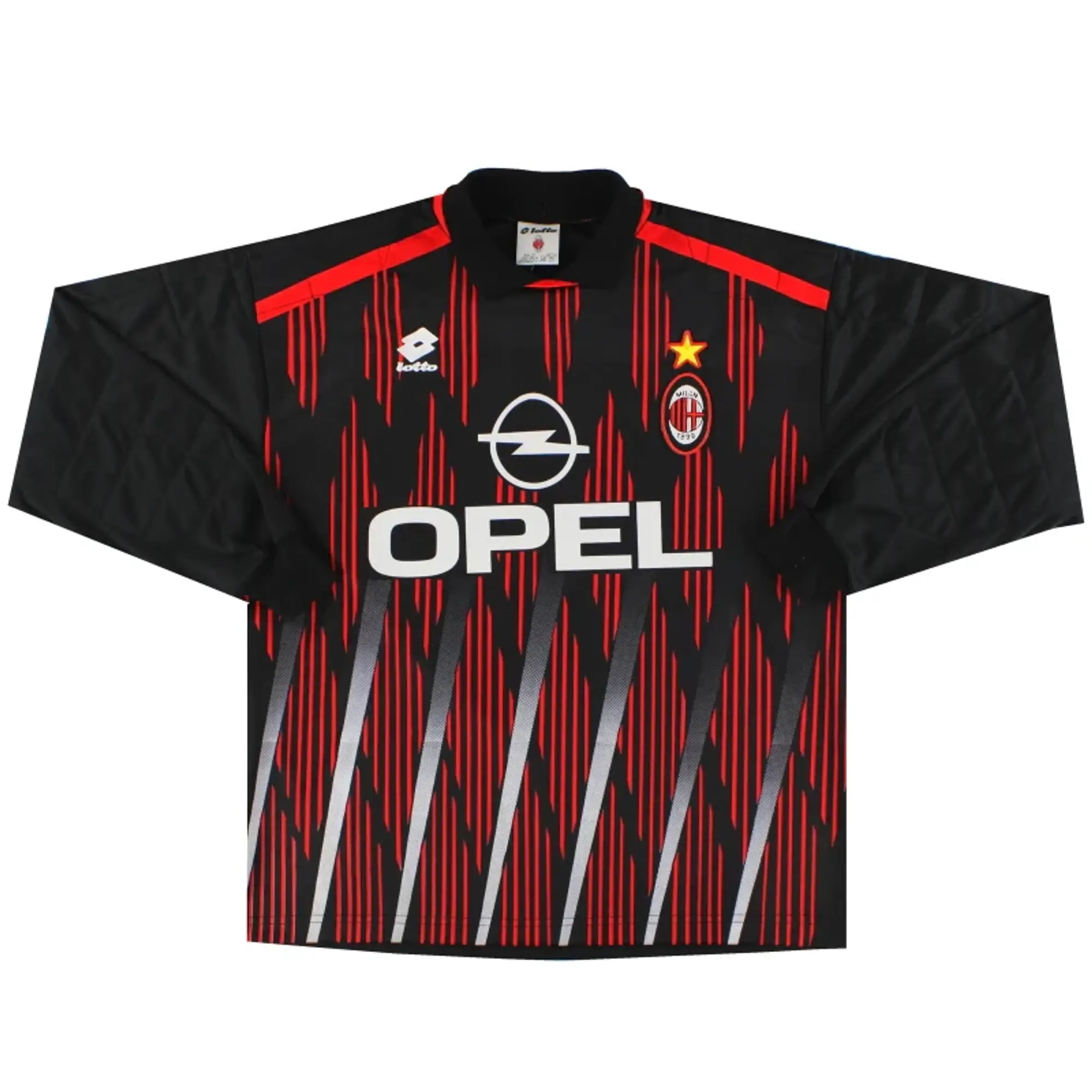 1996-97 AC Milan Lotto Goalkeeper Shirt XL - AC Milan / Excellent / XL