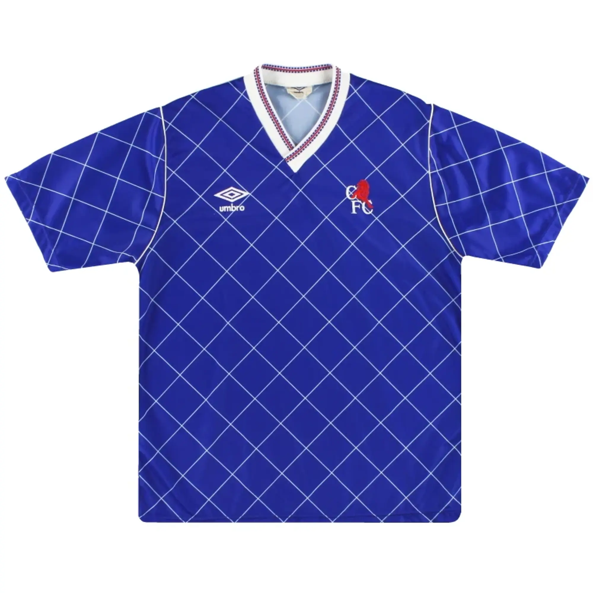 1987-89 Chelsea Umbro Home Shirt L - Chelsea / Excellent / Large