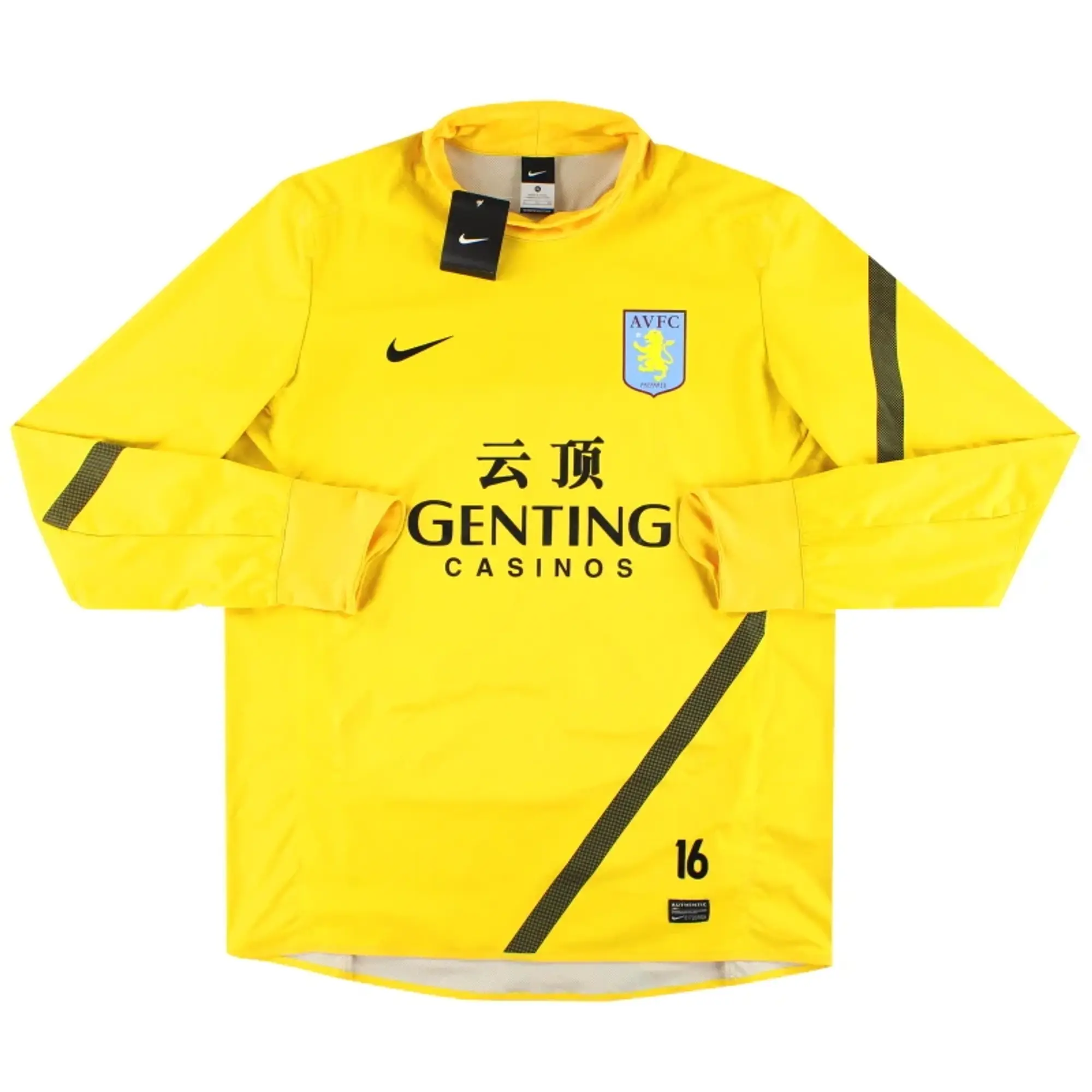 2011-12 Aston Villa Nike Player Issue Drill Top #16 *w/tags* XL - Aston Villa / w/tags / XL