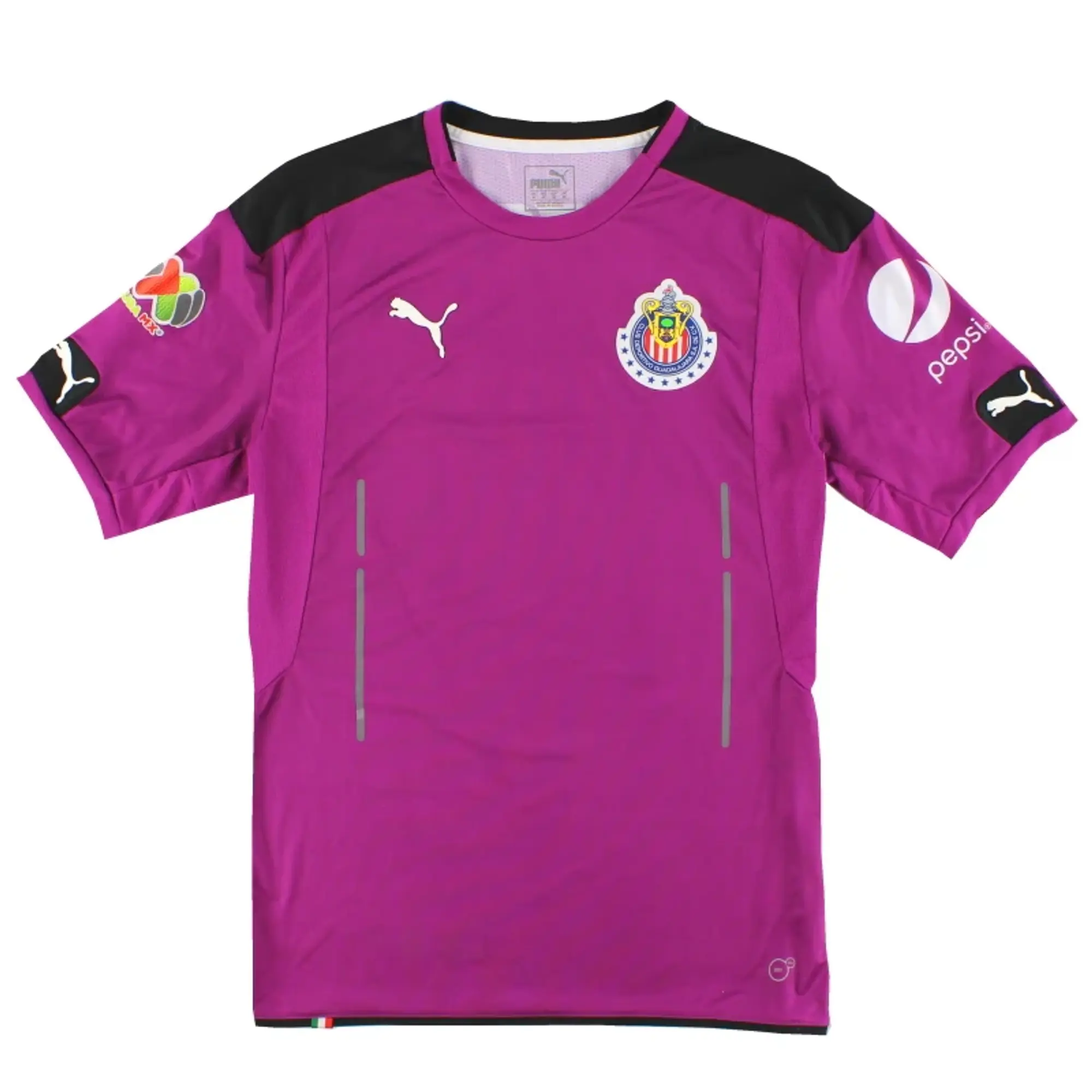 2016-17 C.D Guadalajara Puma Goalkeeper Shirt M - Central and South American Clubs / Excellent / Medium