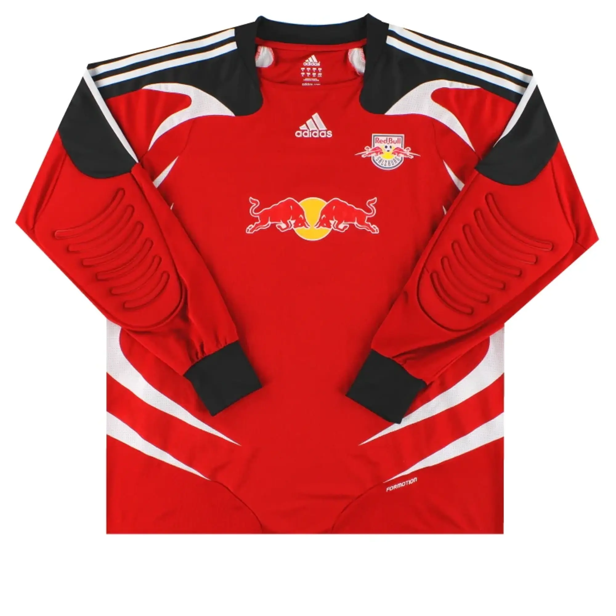 2007-08 Red Bull Salzburg adidas 'Formotion' Goalkeeper Shirt Ochs #1 L/S XL - Other European Clubs / Excellent / XL