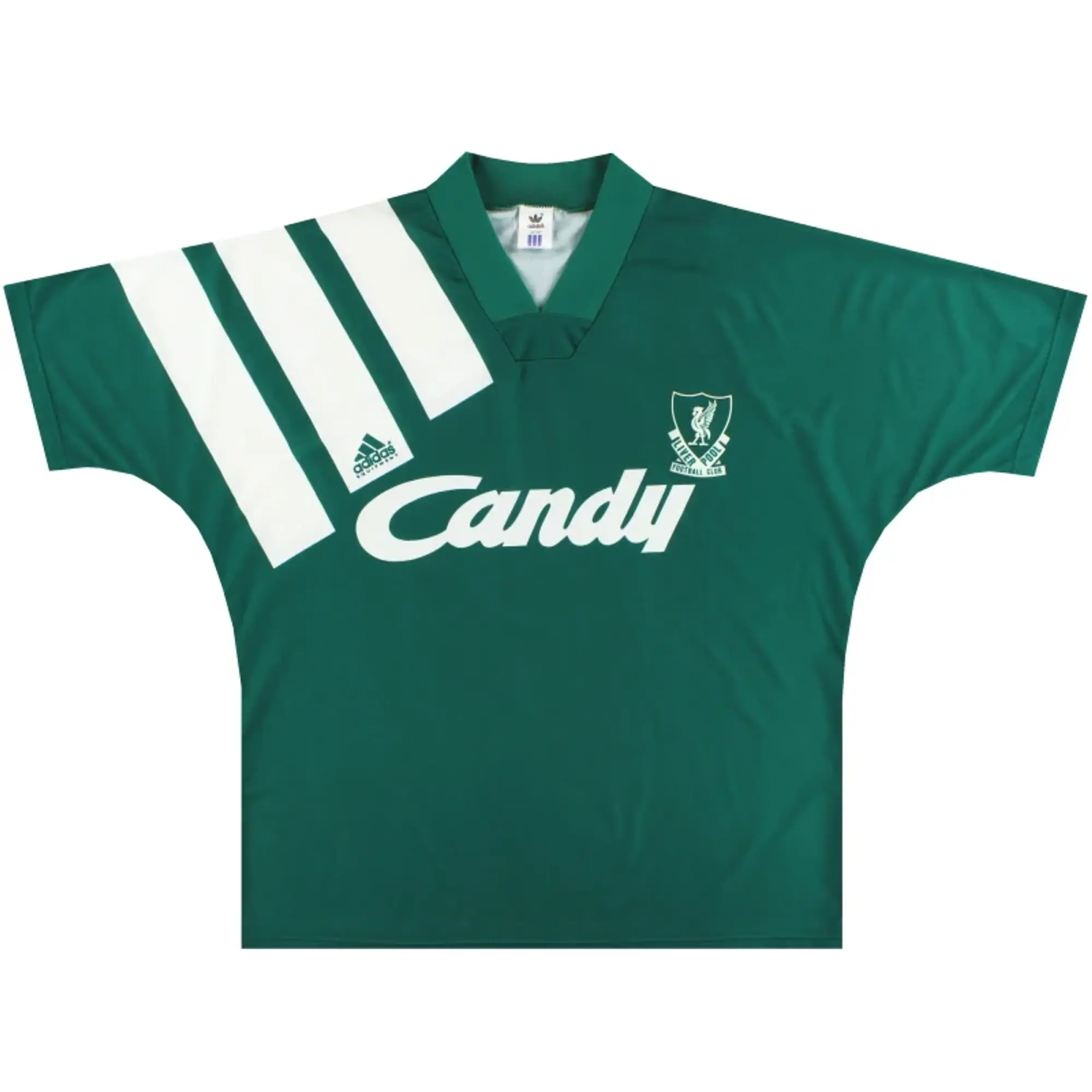 1991-92 Liverpool adidas Away Shirt S - Liverpool / Excellent / Small