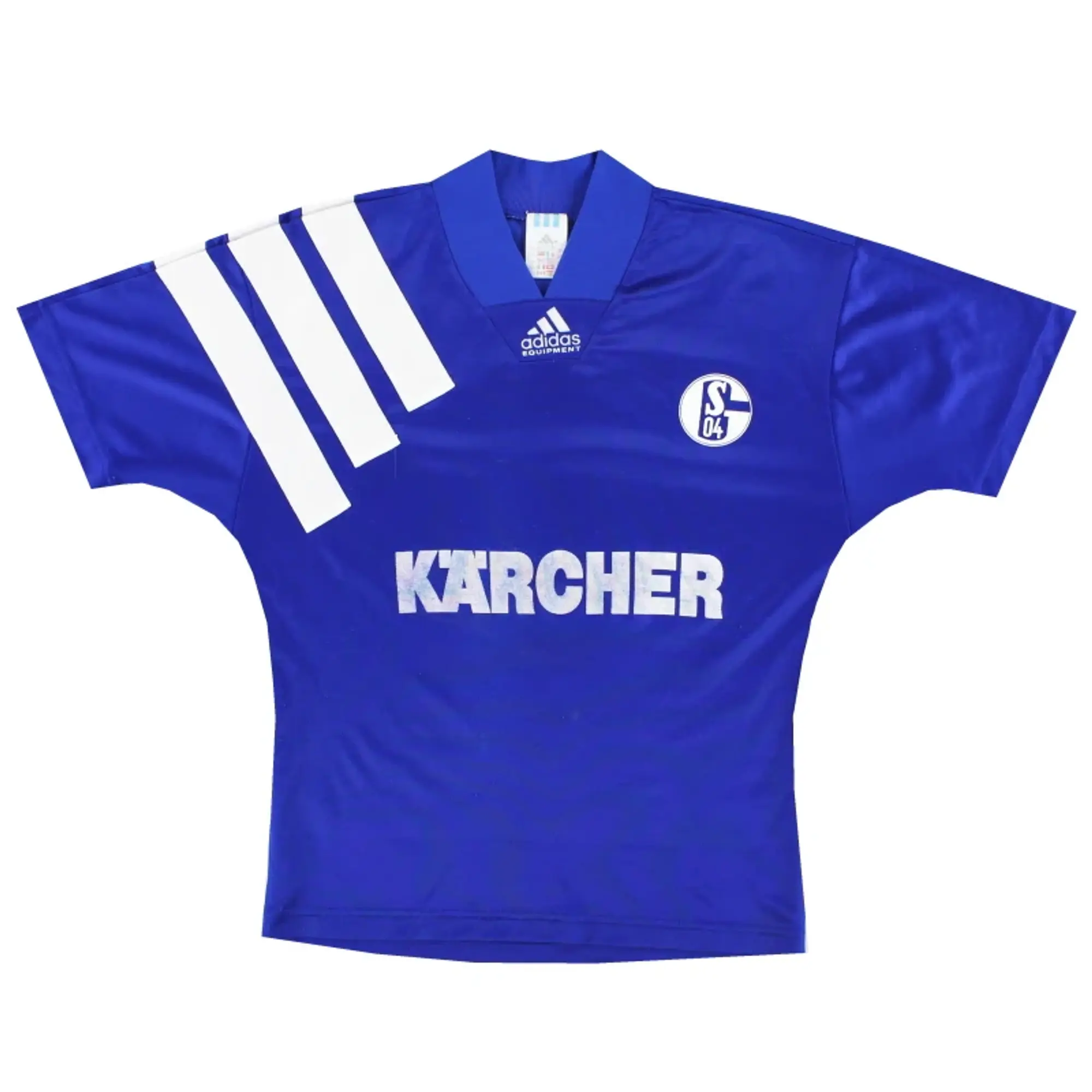 1994-96 Schalke adidas Home Shirt L - Schalke / Excellent / Large