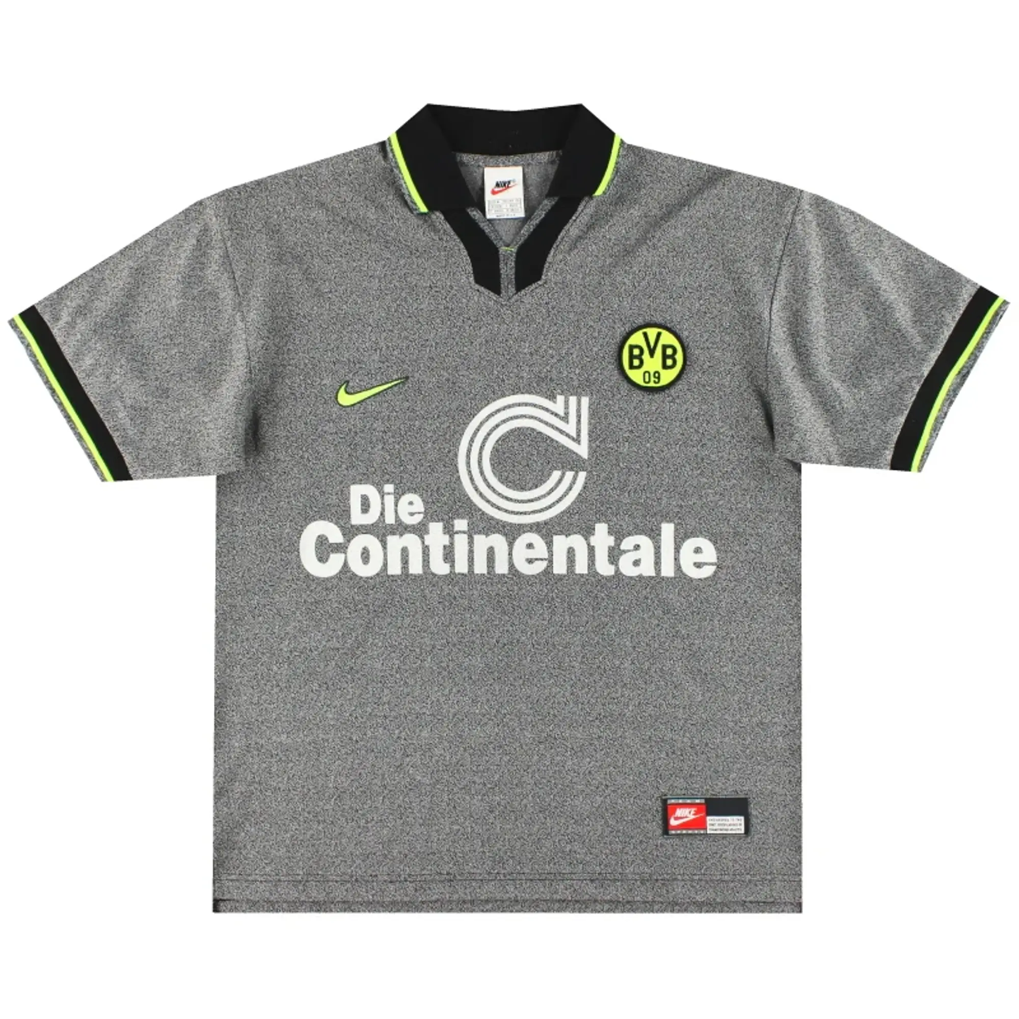 1997-98 Borussia Dortmund Nike Away Shirt M - Dortmund / Excellent / Medium