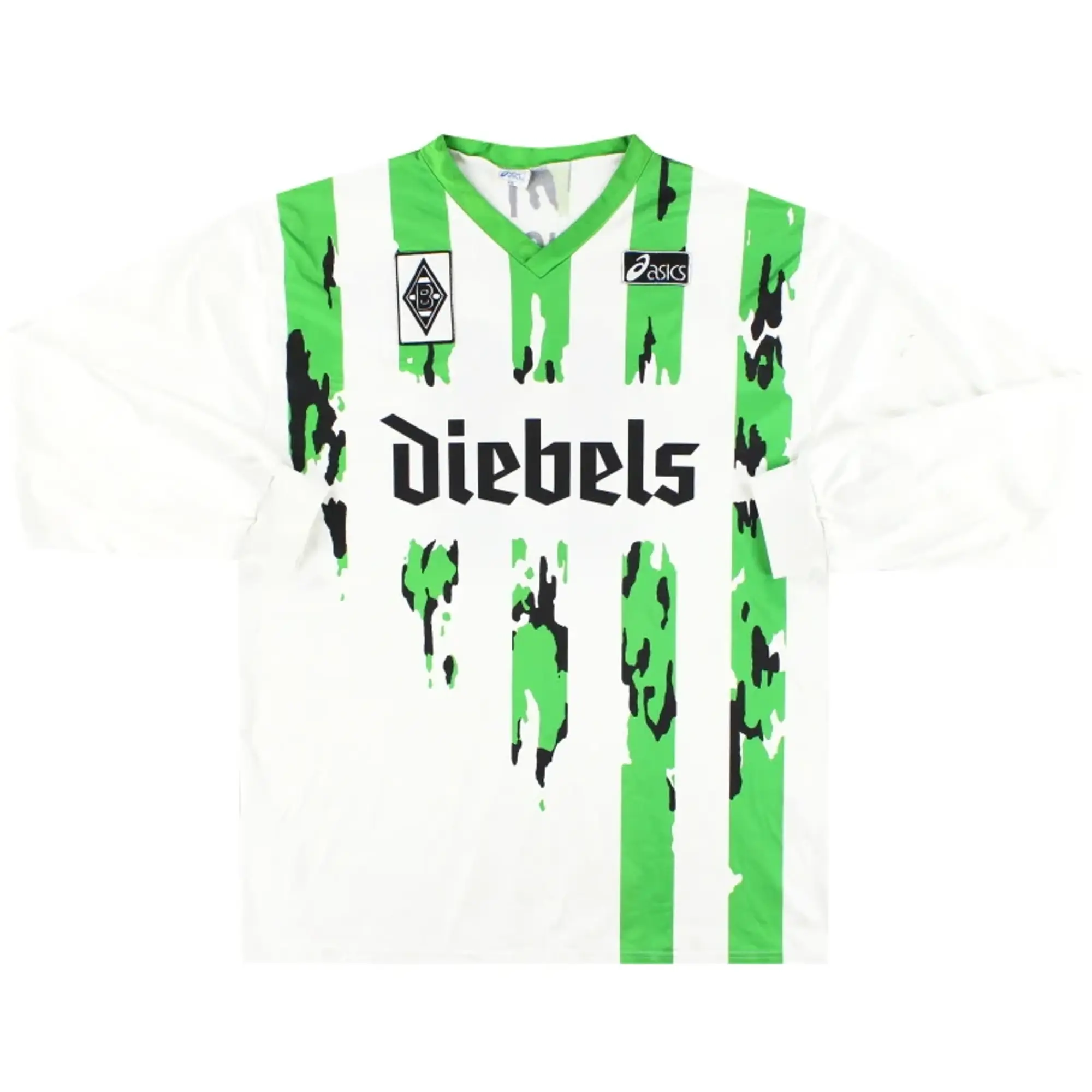 1994-95 Borussia Monchengladbach Asics Home Shirt #11 L/S XXL - Other German Clubs / Excellent / XXL