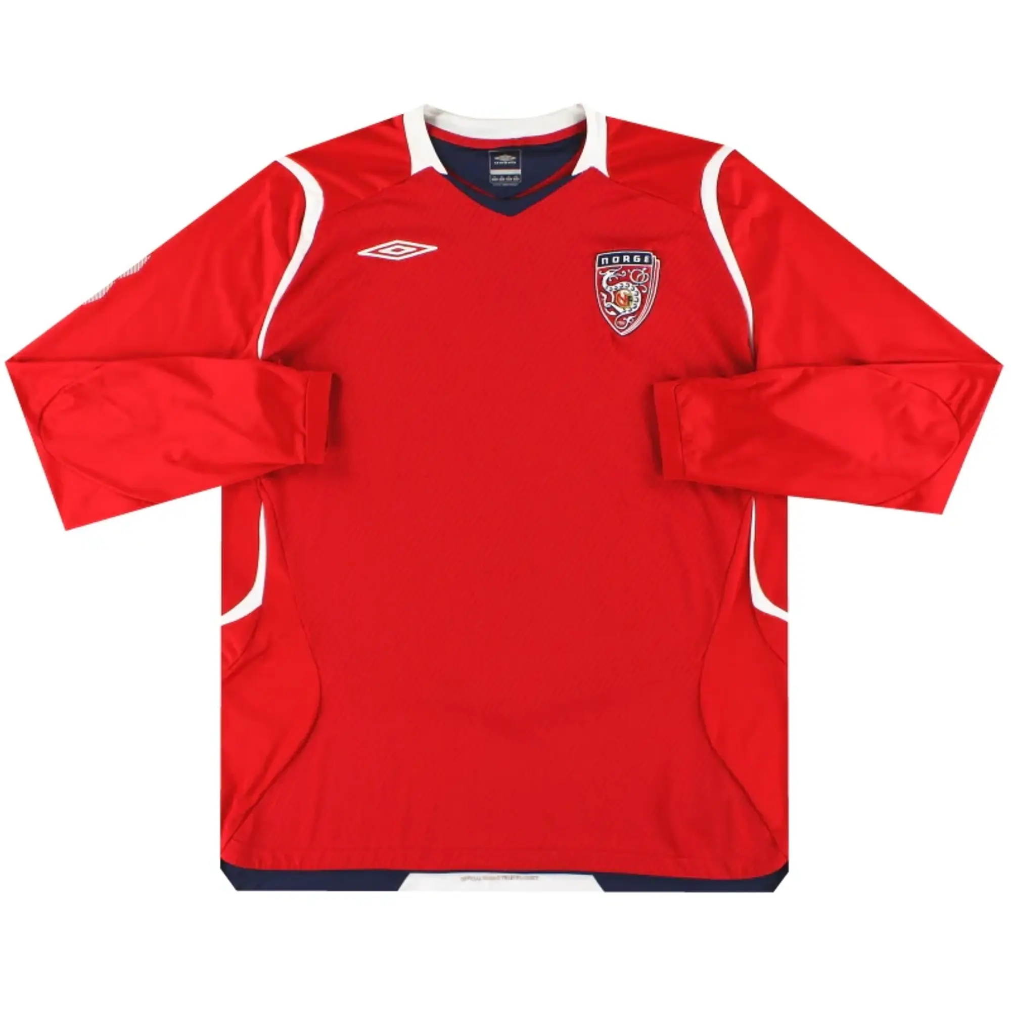 2008-09 Norway Umbro Home Shirt L/S XL - Norway / Excellent / XL