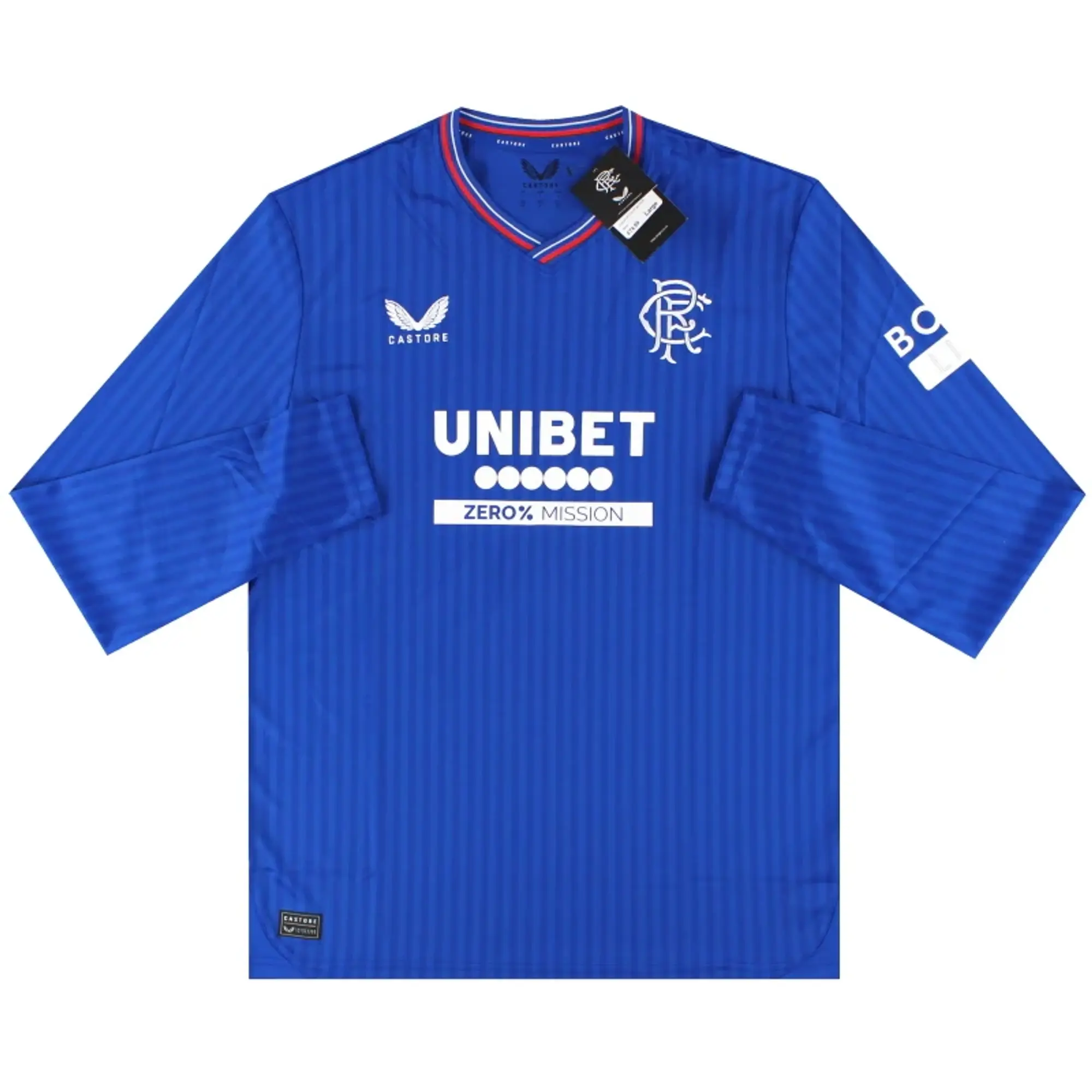 2023-24 Rangers Castore Home Shirt L/S *BNIB* - Rangers / BNIB / XL