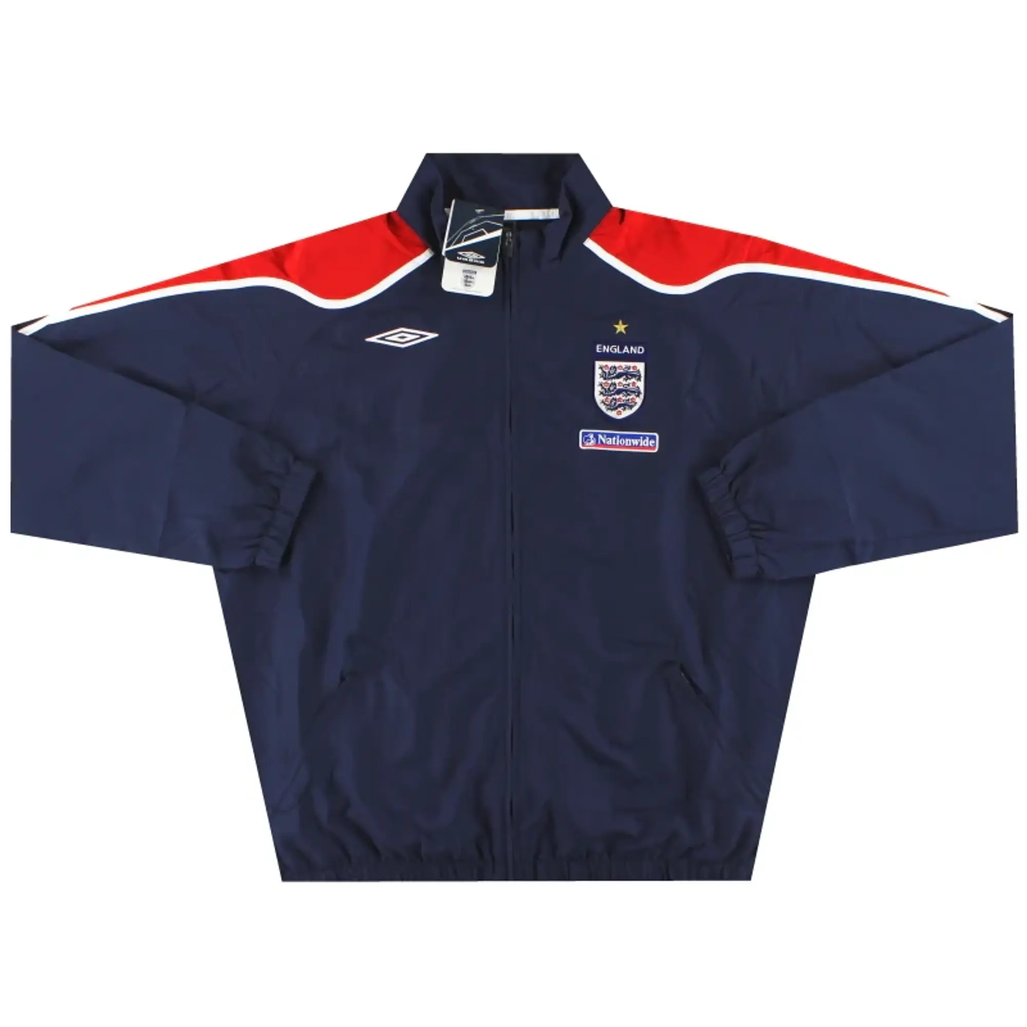 2007-09 England Umbro Track Jacket *w/tags* XXL - England / w/tags / XXL