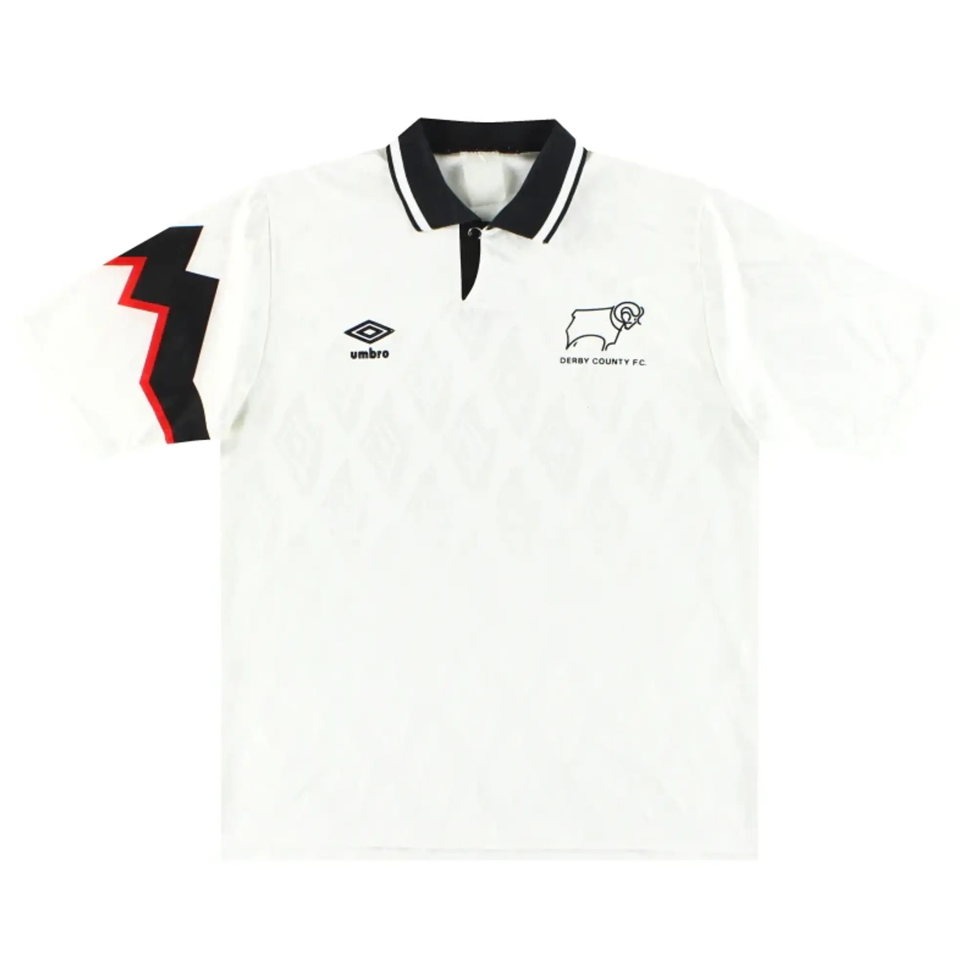 1991-93 Derby County Umbro Home Shirt XL - Derby County / Excellent / XL