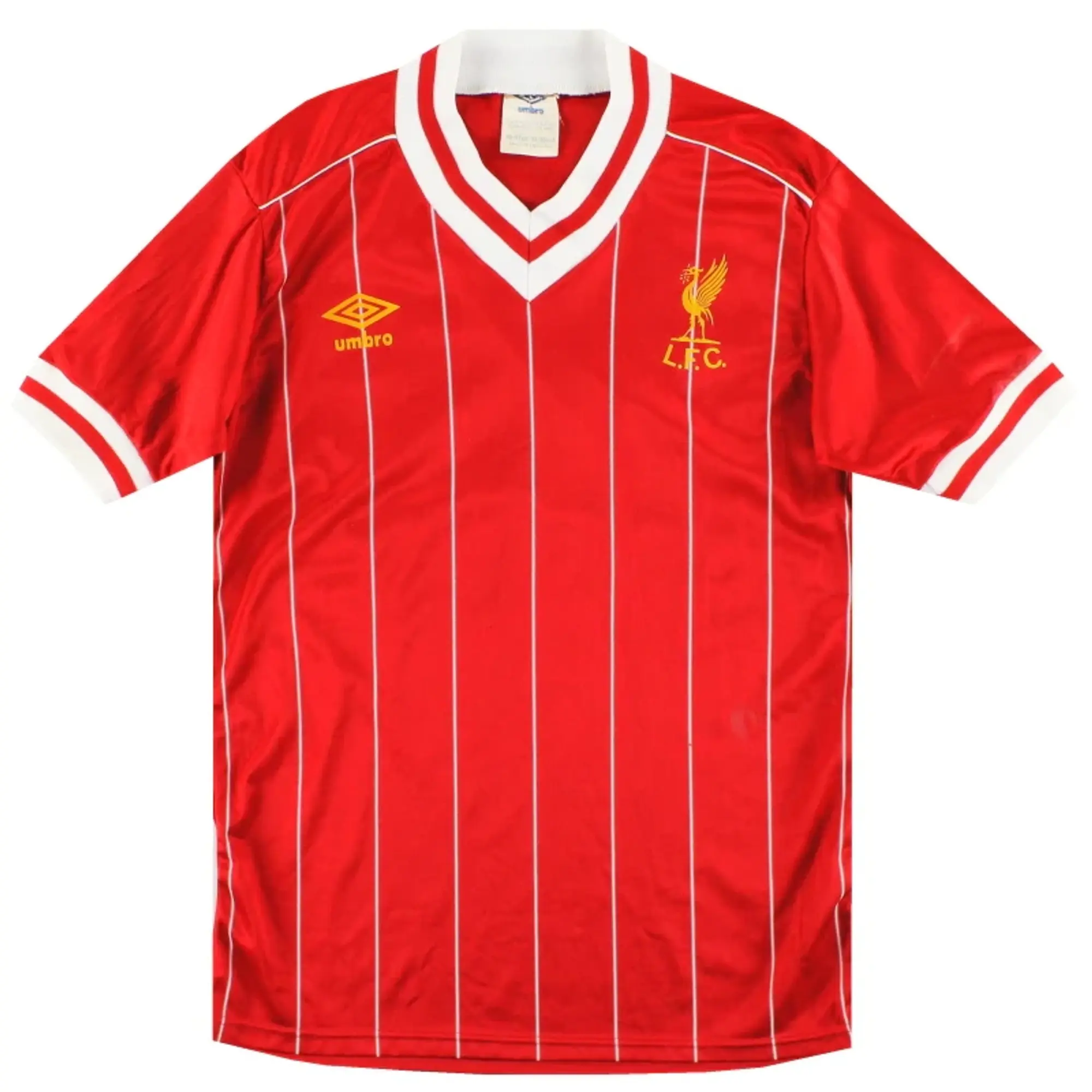 1982-85 Liverpool Umbro Home Shirt S - Liverpool / Very good / Small