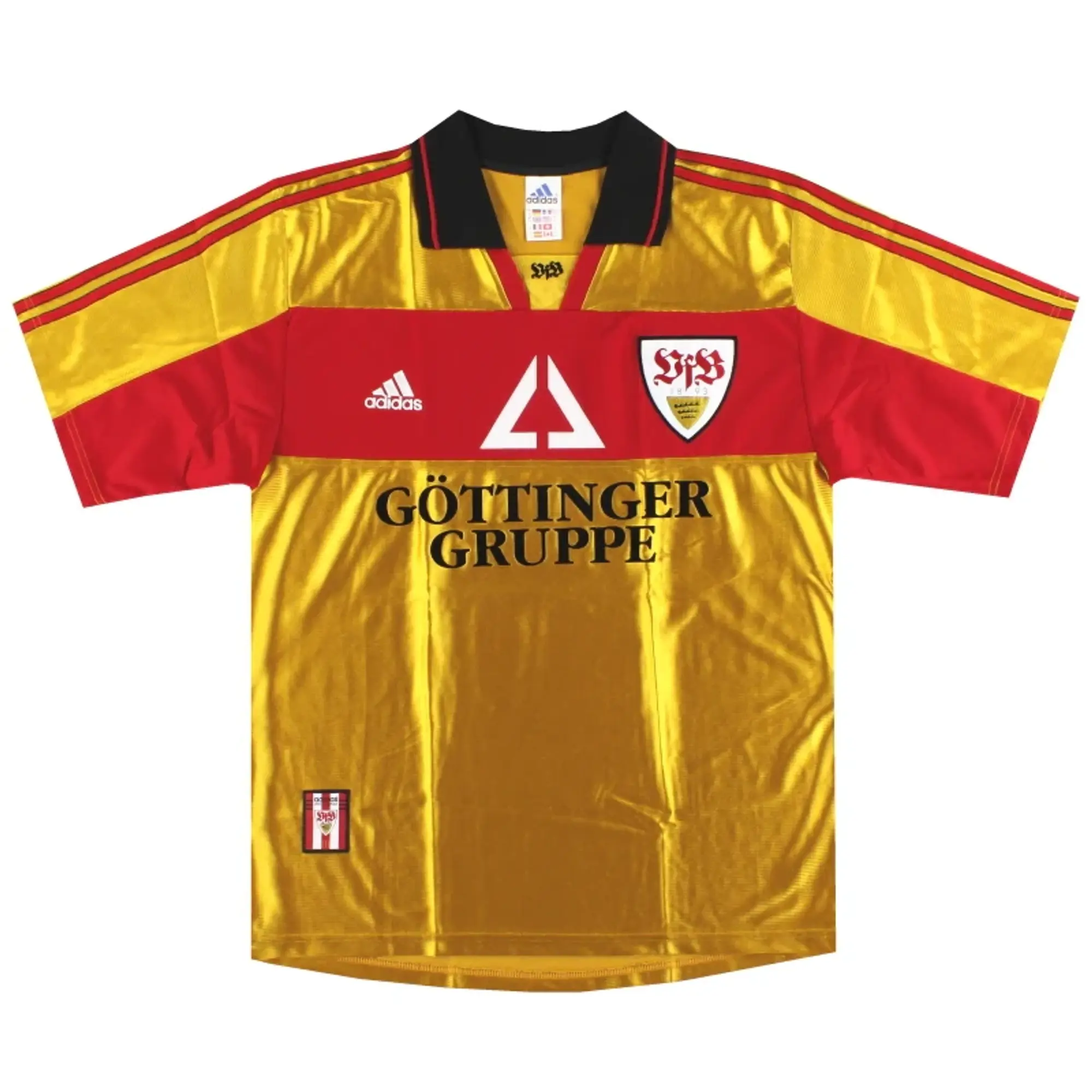 1999-00 Stuttgart adidas Third Shirt S - Other German Clubs / Excellent / Small
