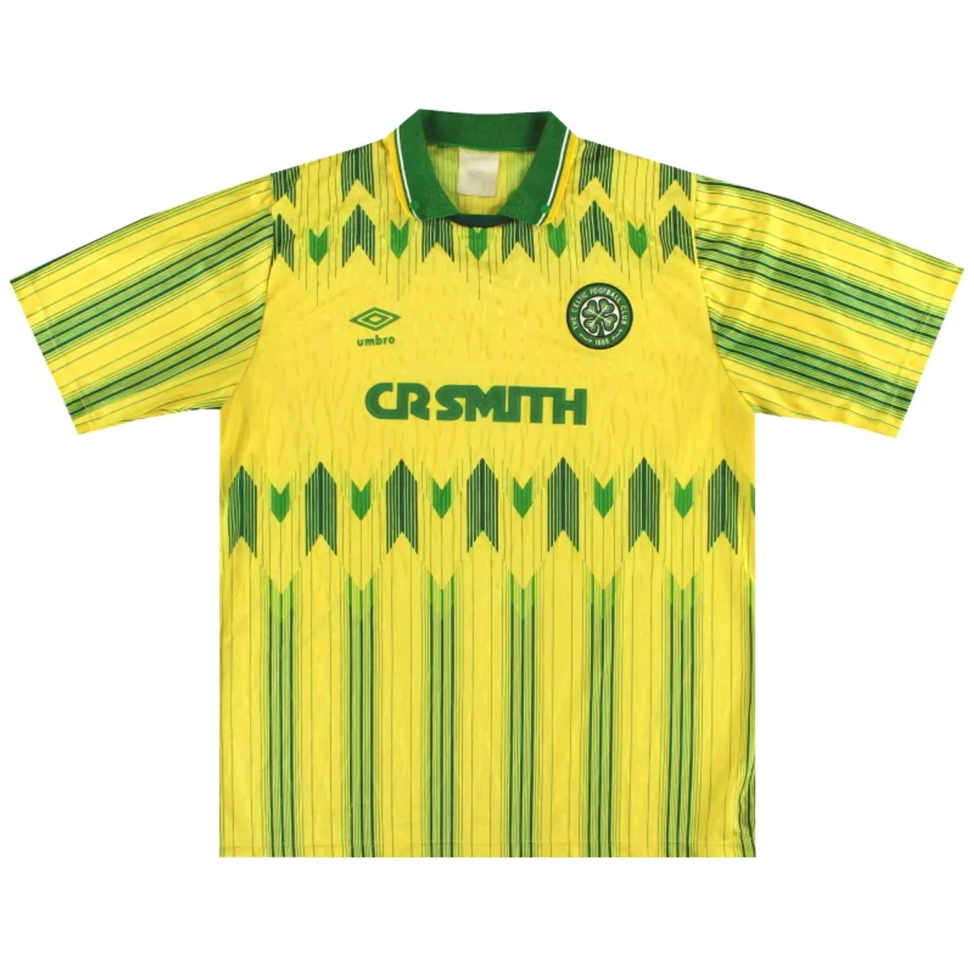 1989-91 Celtic Umbro Away Shirt L - Celtic / Very good / Large