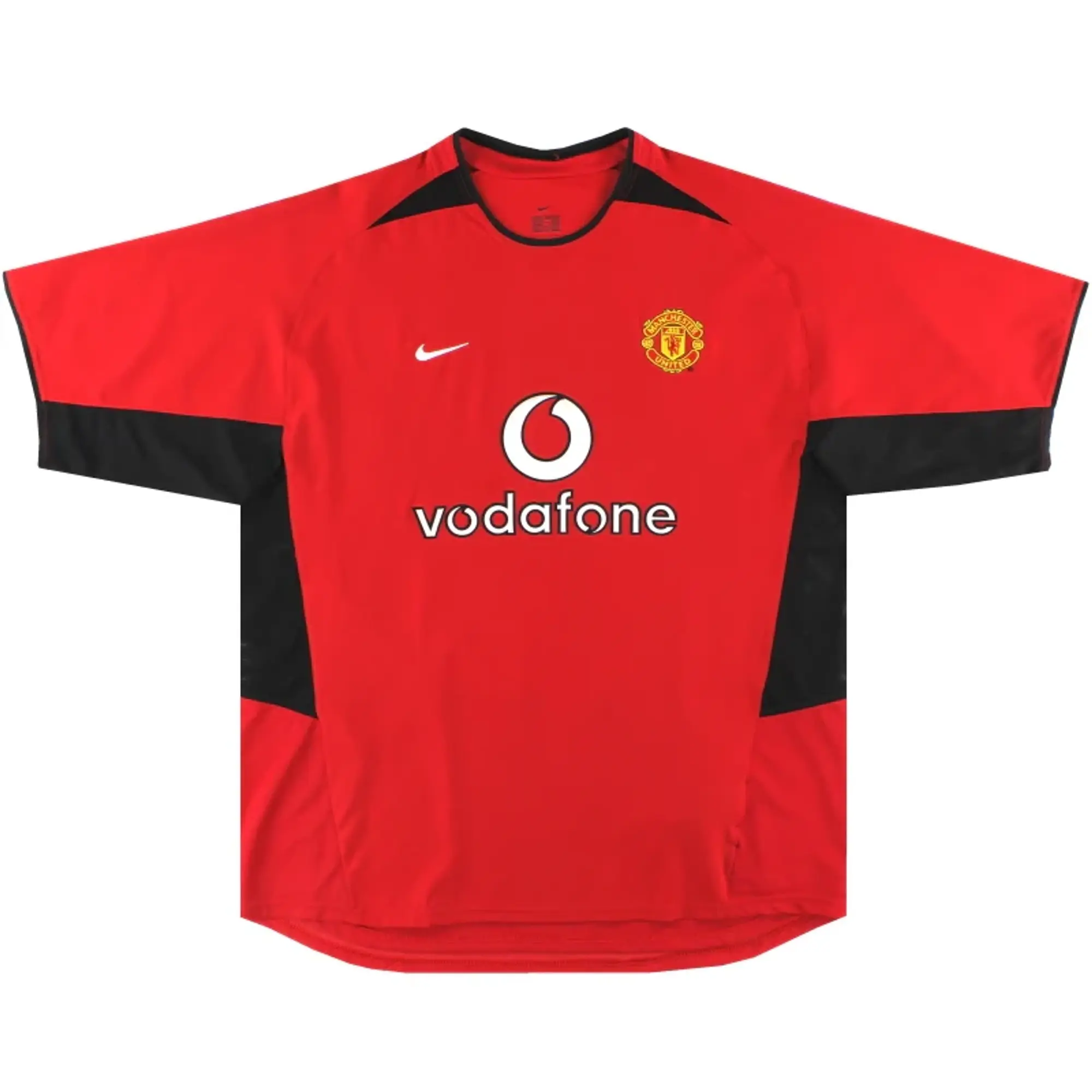 2002-04 Manchester United Nike Home Shirt L - Manchester United / Excellent / Large