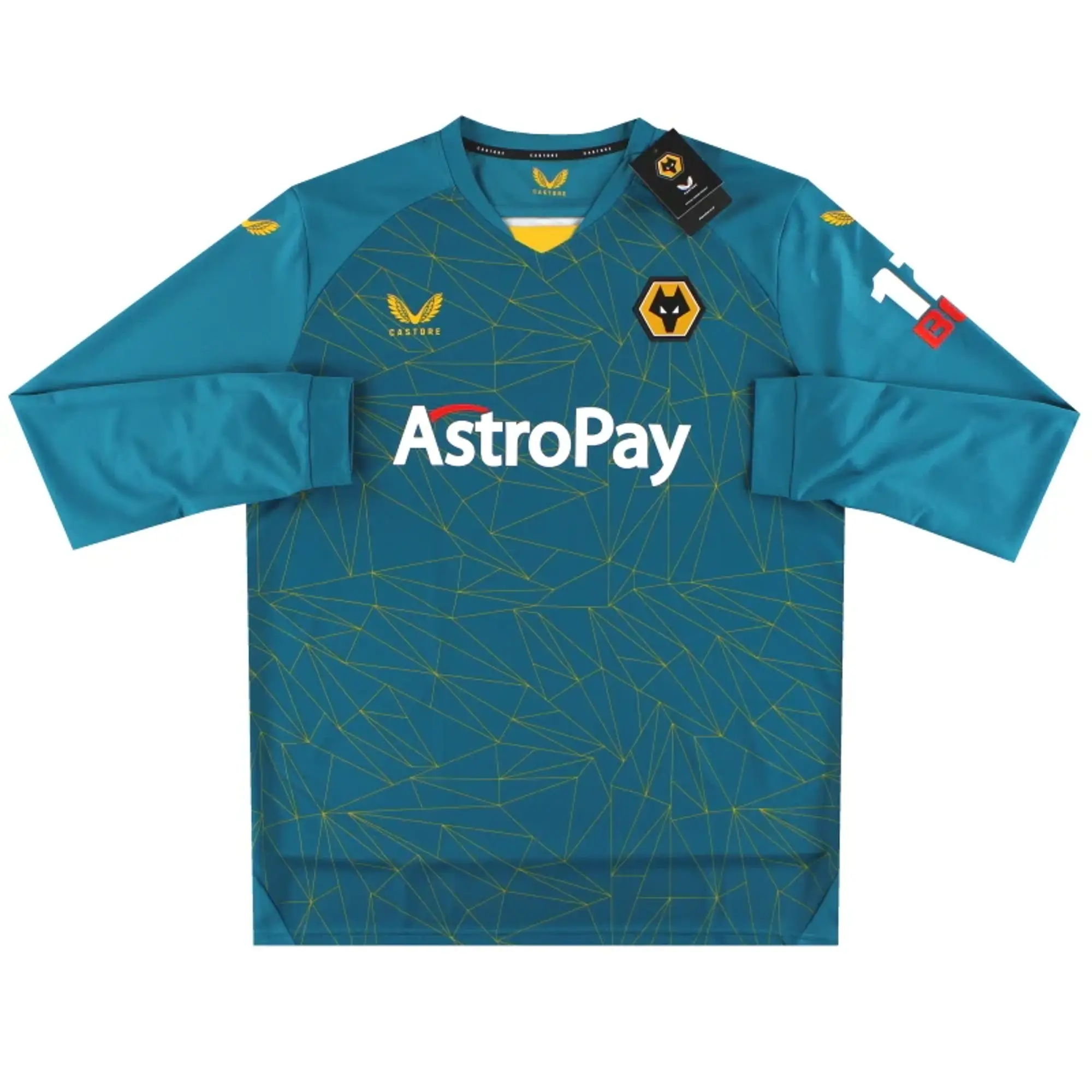 2022-23 Wolves Castore Pro Away Shirt L/S *w/tags* - Wolves / w/tags / Small