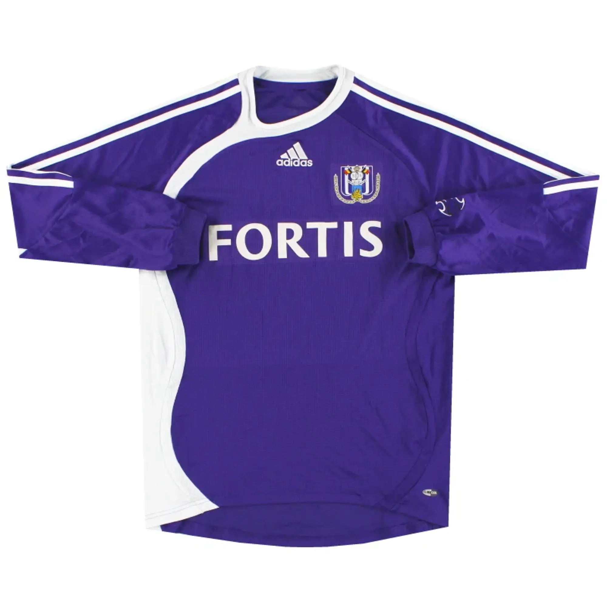 2006-07 Anderlecht adidas Home Shirt L/S M - Other European Clubs / Very good / Medium