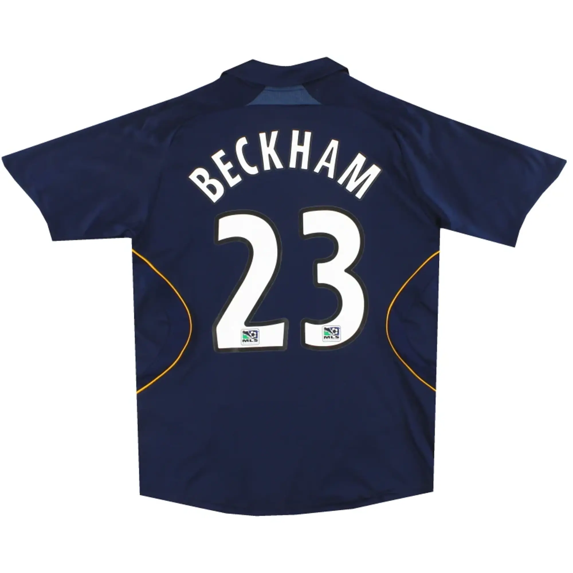 2007-08 LA Galaxy adidas Away Shirt Beckham #23 S.Boys - USA Soccer Clubs / Excellent / Small Boys