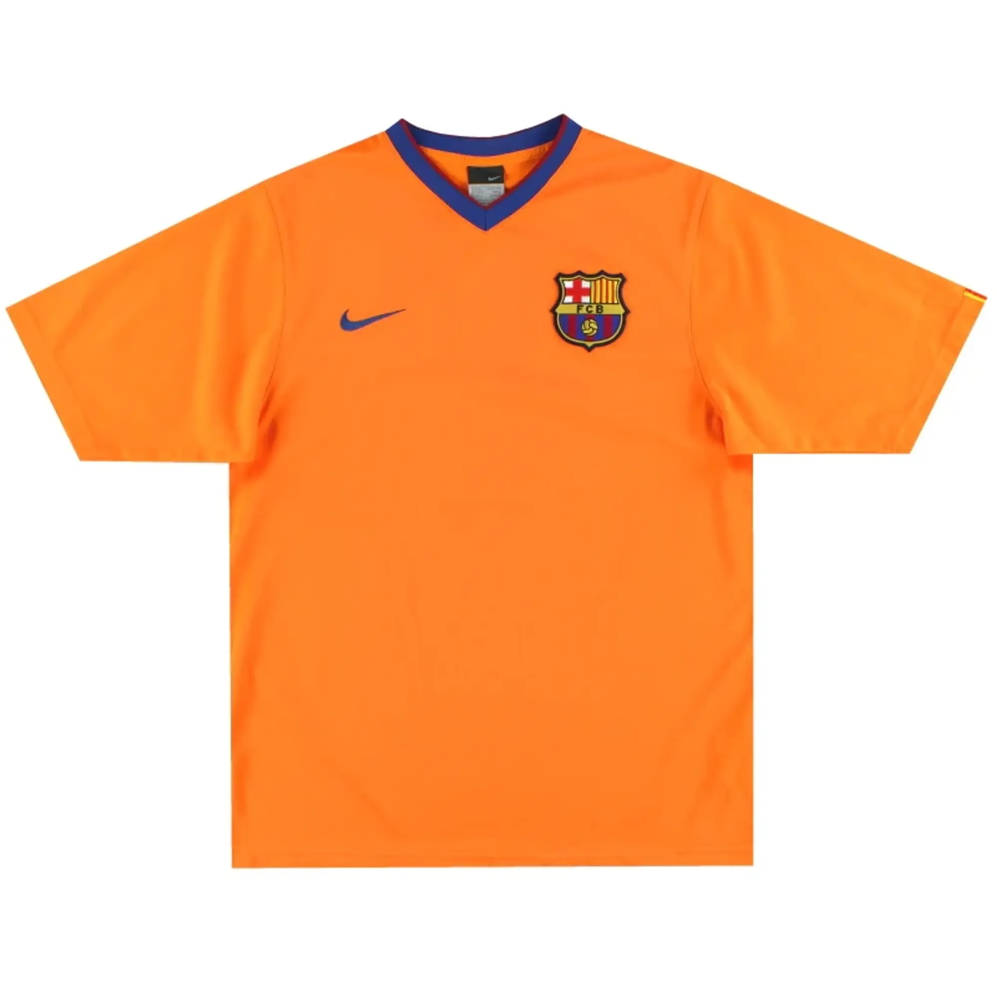 2006-08 Barcelona Basic Away Shirt *Mint* M - Barcelona / Mint / Medium