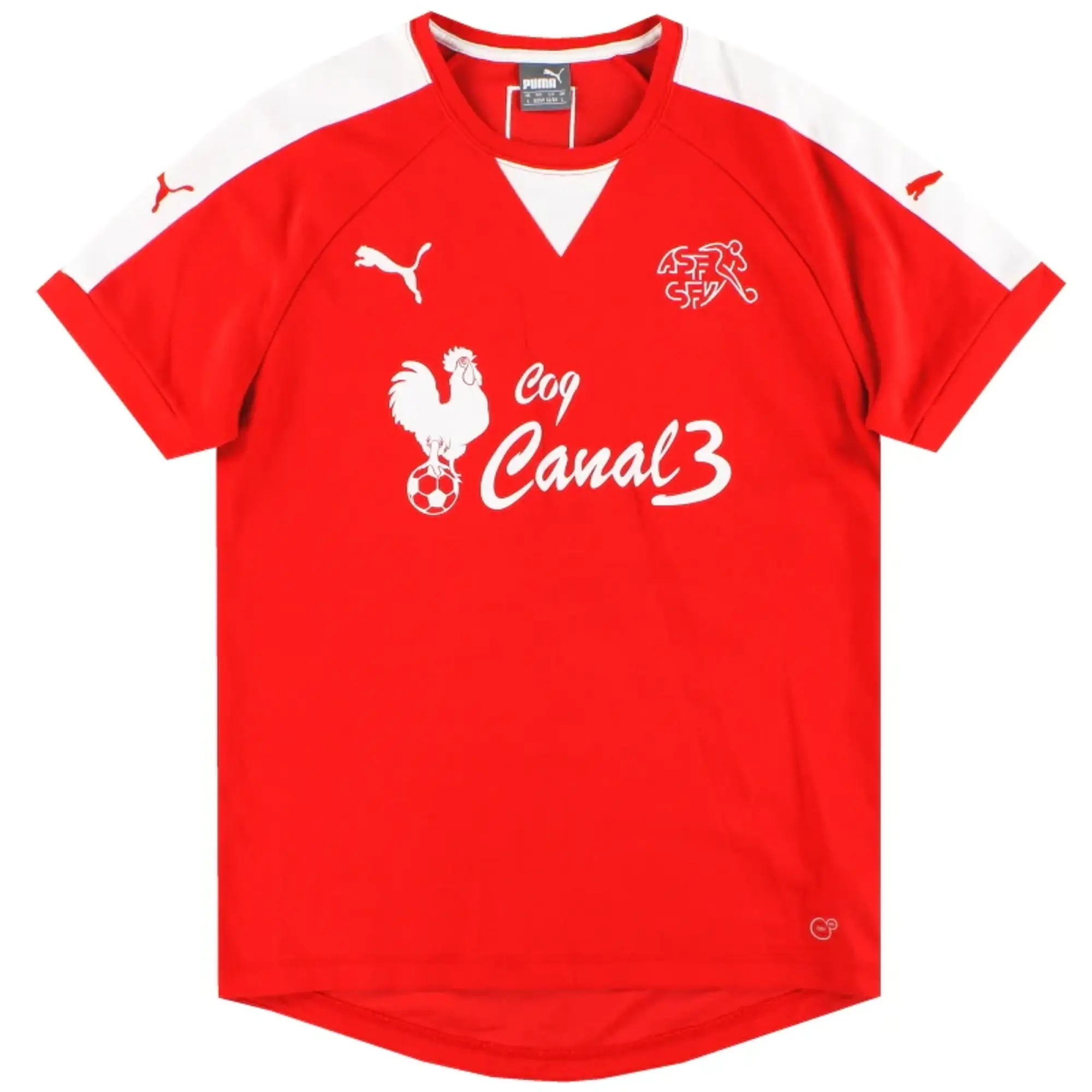 2010-11 Switzerland Puma Travel Tee L - Switzerland / Excellent / Large