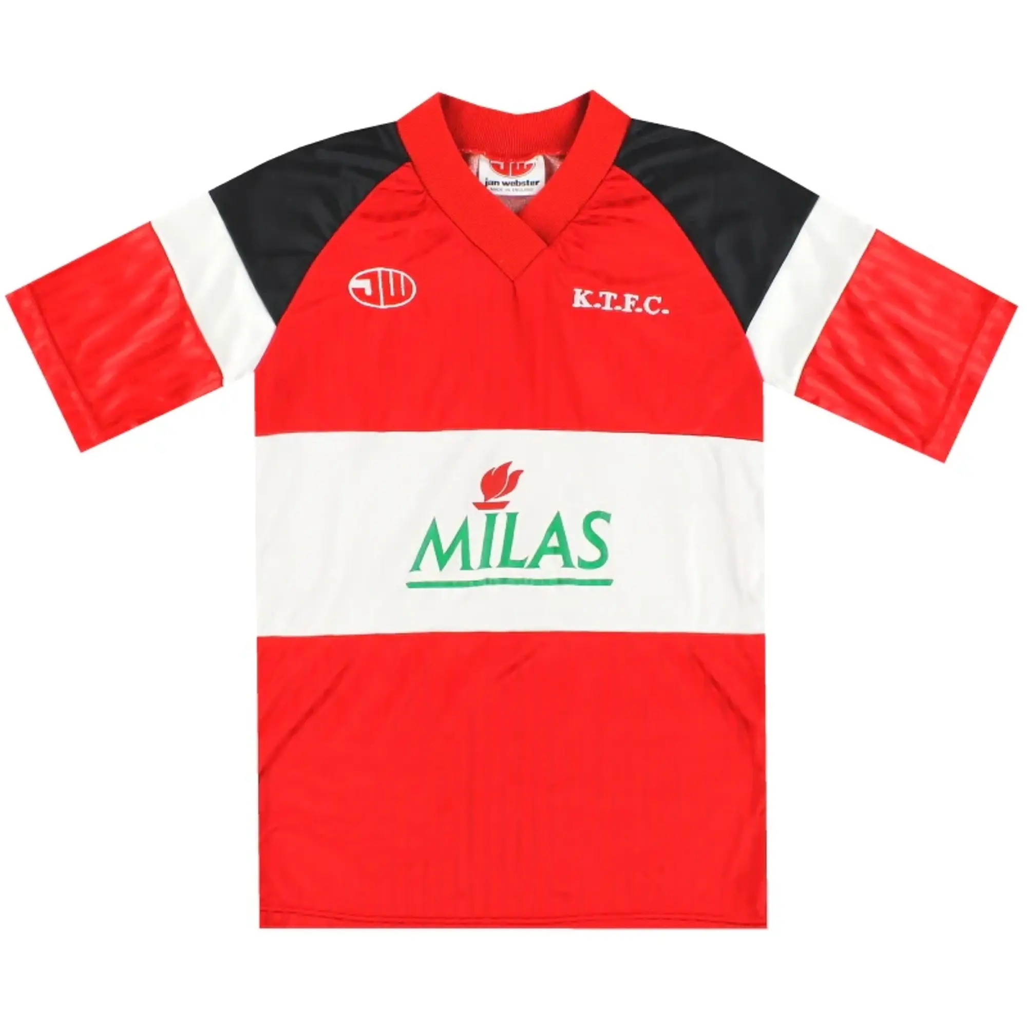 1988-89 Kettering Home Shirt S - Other Non League Clubs / Excellent / Small