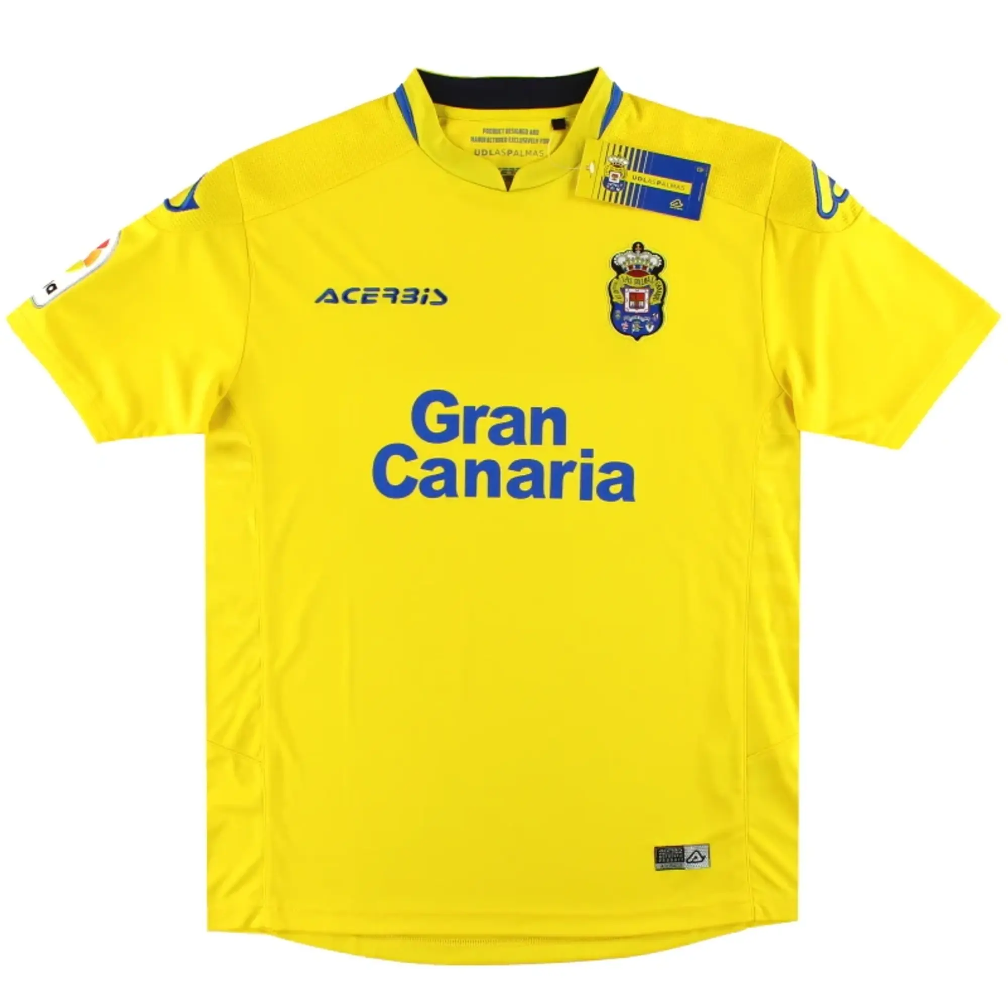 2017-18 Las Palmas Acerbis Home Shirt *BNIB* - Other Spanish Clubs / BNIB / Medium