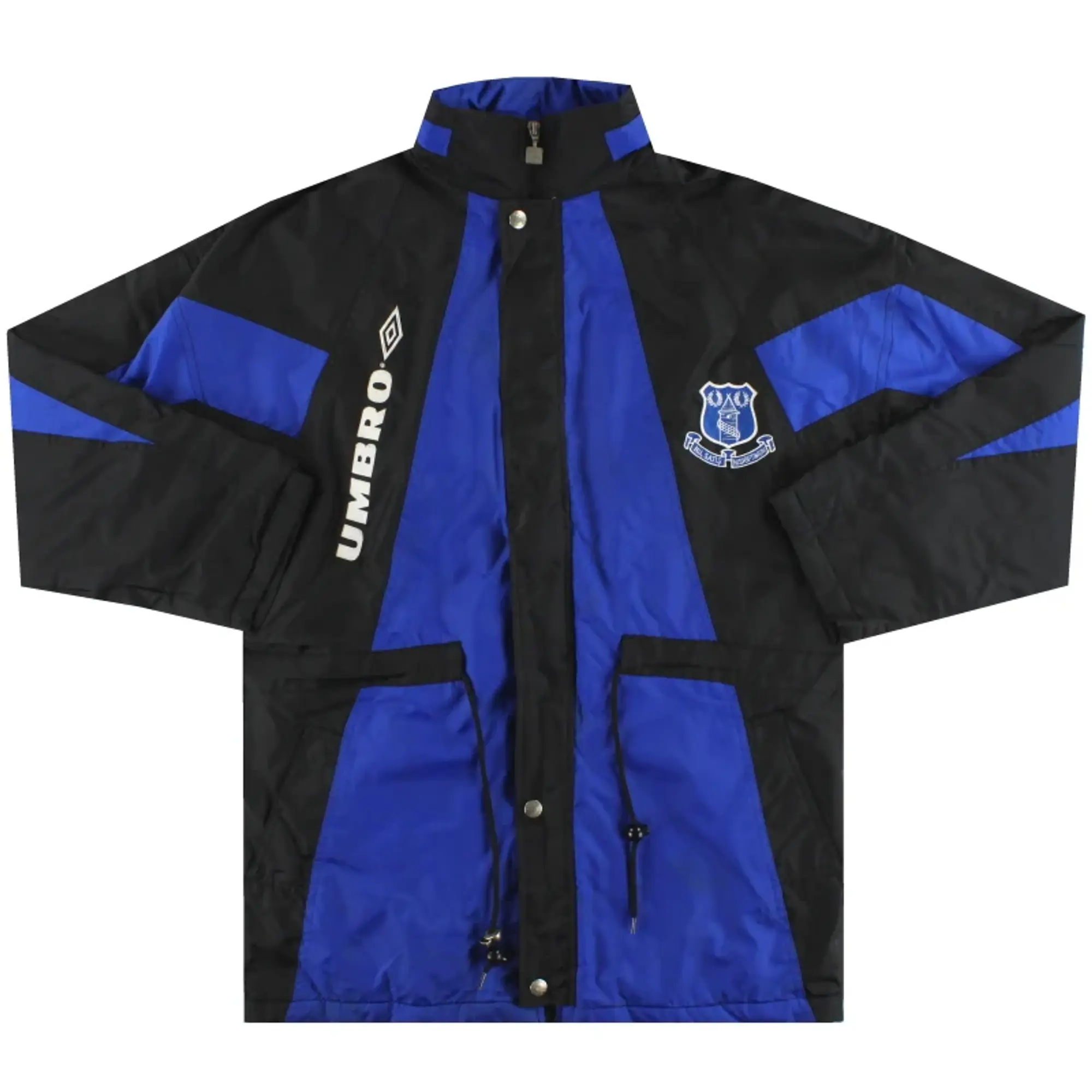 1992-93 Everton Umbro Bench Coat *As New* M - Everton / As New / Medium