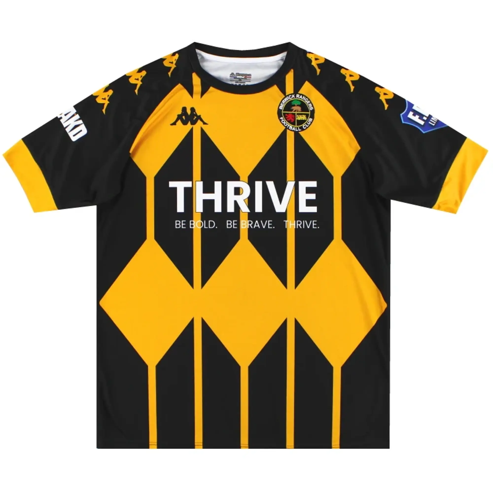 2022-23 Berwick Rangers Kappa Home Shirt XXL - Other Scottish Clubs / Excellent / XXL