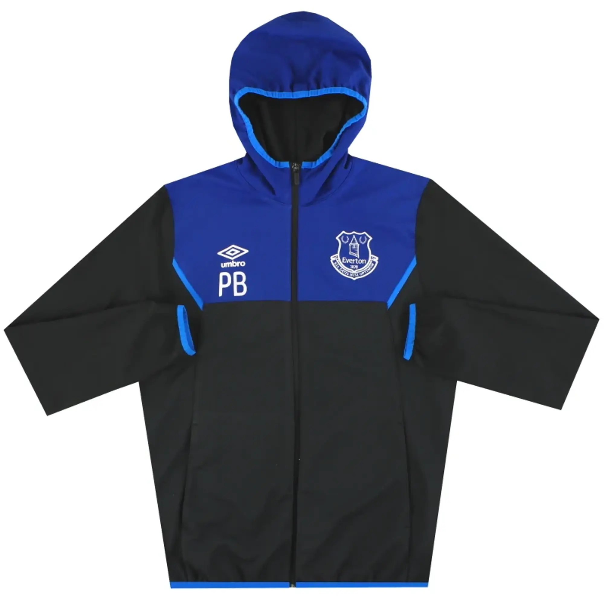 2016-17 Everton Umbro Player Issue Track Jacket 'PB' L - Everton / Excellent / Large