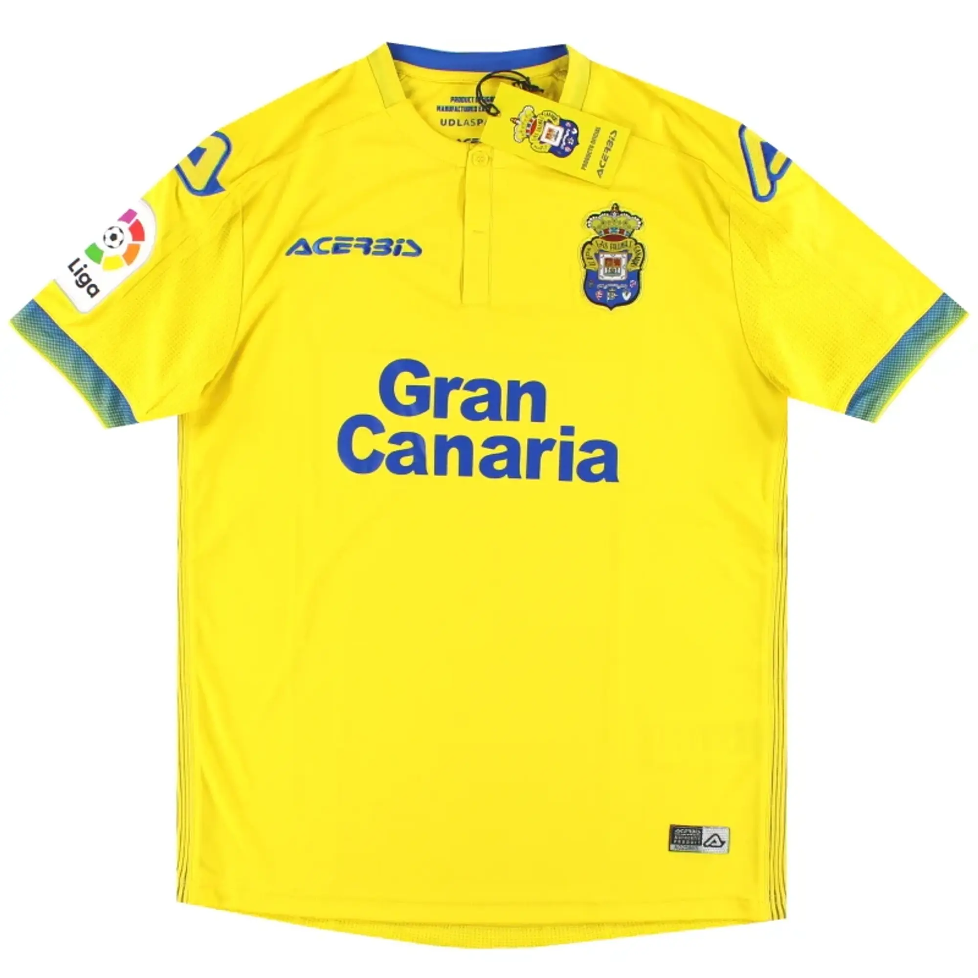 2018-19 Las Palmas Home Shirt *BNIB* M - Other Spanish Clubs / BNIB / Medium