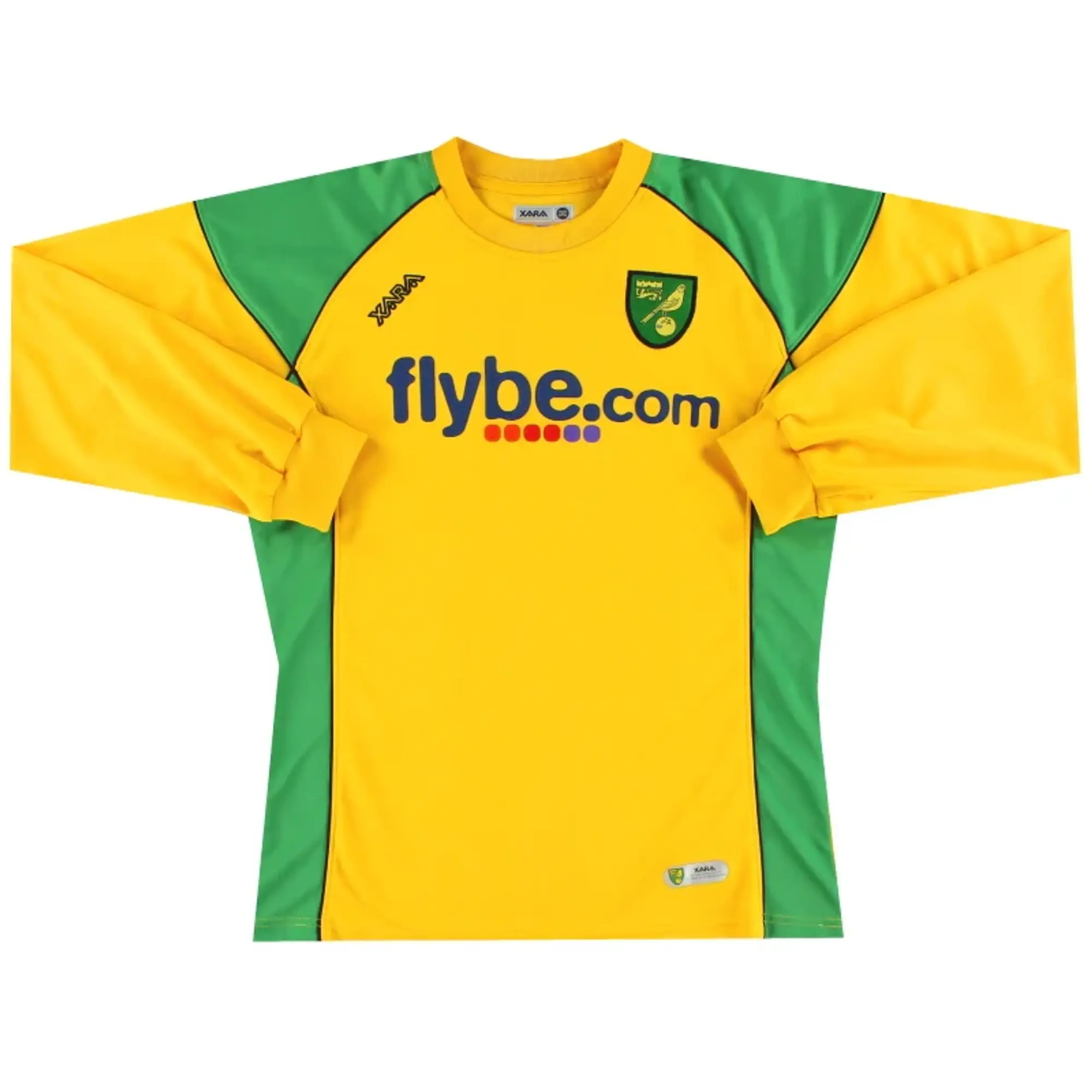 2006-08 Norwich City Home Shirt L/S #11 M - Norwich City / Excellent / Medium